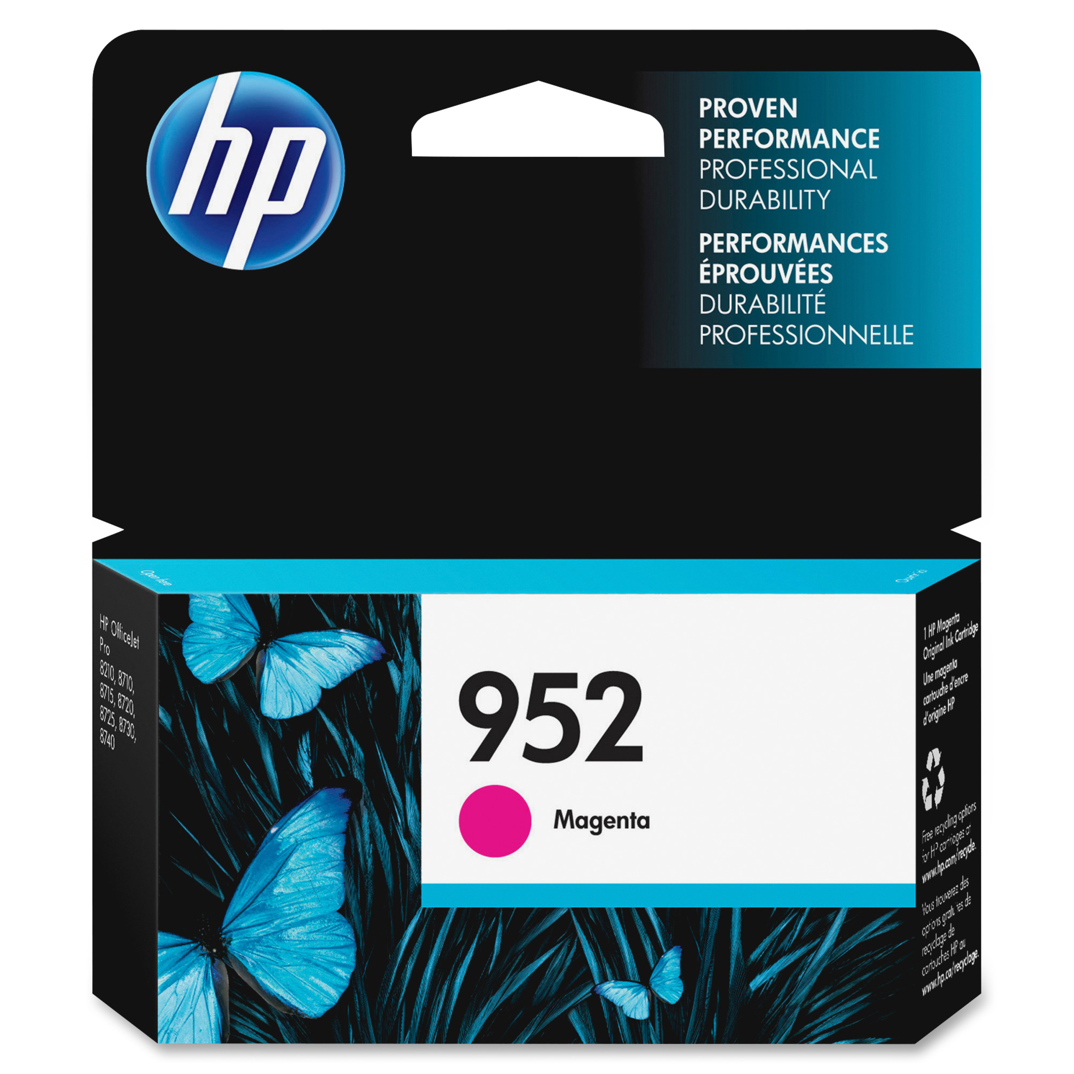 HP 952 Original Ink Cartridge - Single Pack - Inkjet - Standard Yield - 700 Pages - Magenta - 1 / Pack
