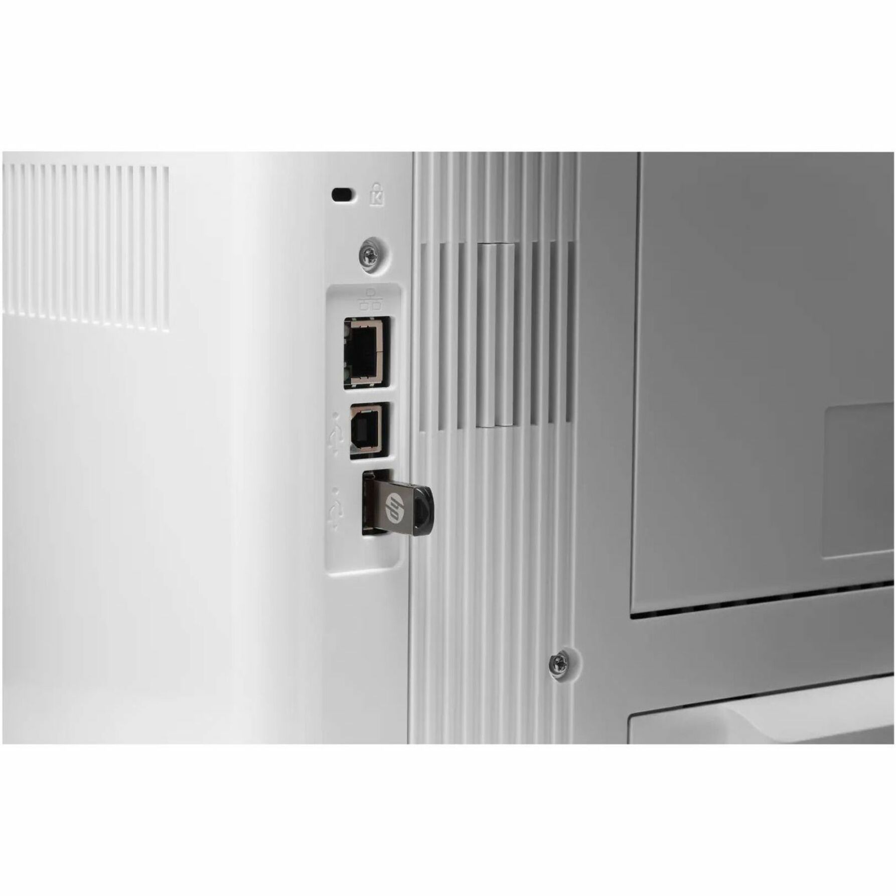 HP LaserJet Pro M501 M501dn Desktop Laser Printer - Monochrome - 45 ppm Mono - 4800 x 600 dpi Print - Automatic Duplex Print - 650 Sheets Input - Ethernet - HP ePrint, Apple AirPrint, Mopria - 100000 Pages Duty Cycle - Plain Paper Print - USB — alternate image3