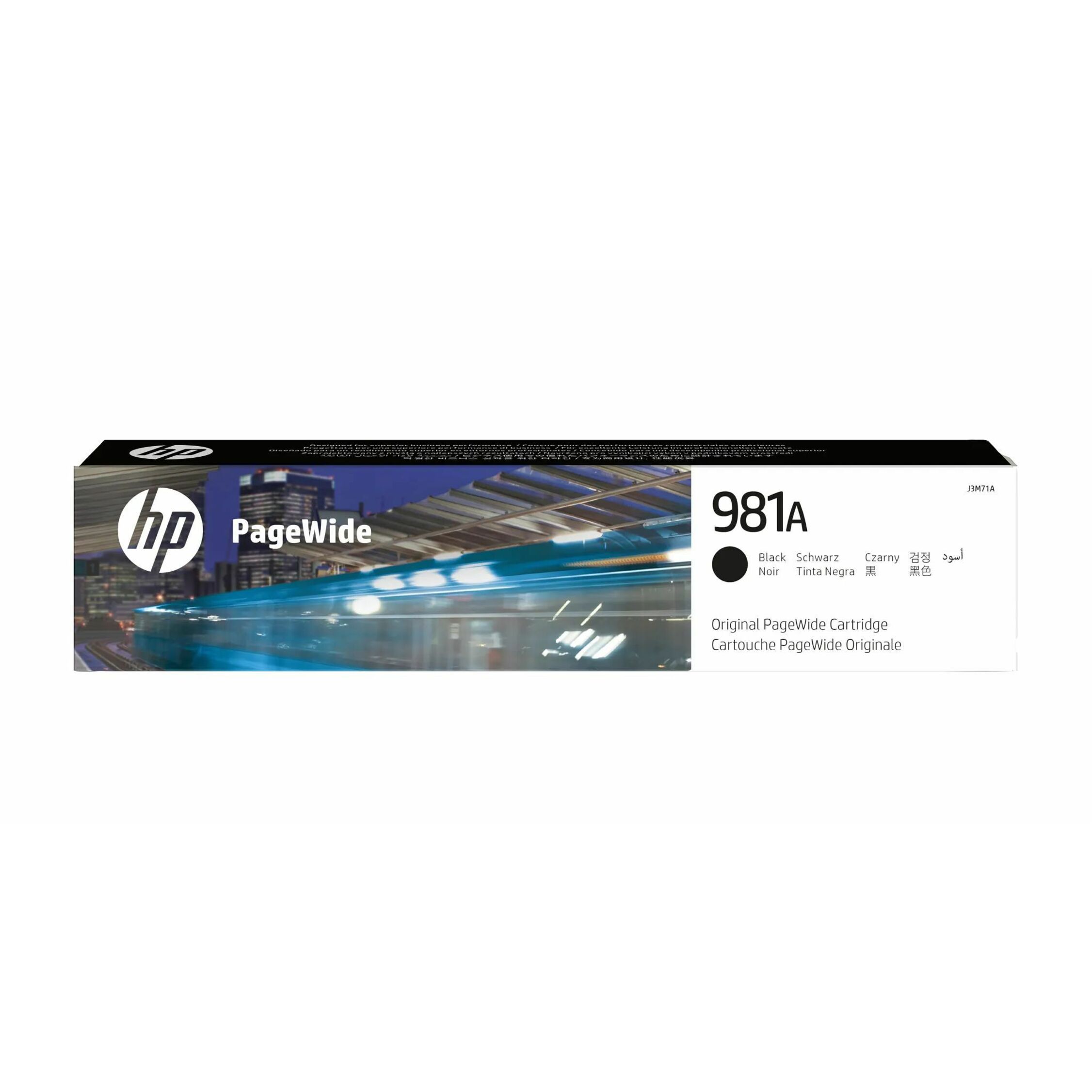 HP 981A (J3M71A) Original Page Wide Ink Cartridge - Single Pack - Black - 1 Each - 6000 Pages