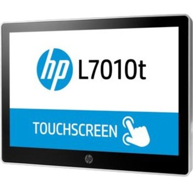 HP L7010t LCD Touchscreen Monitor - 16:10 - 30 ms - 10.1" Viewable - Projected Capacitive - Multi-touch Screen - 1280 x 800 - WXGA - 16.7 Million Colors - 800:1 - 220 Nit - LED Backlight - DisplayPort - Asteroid, Cool Gray, Black - 3 Year
