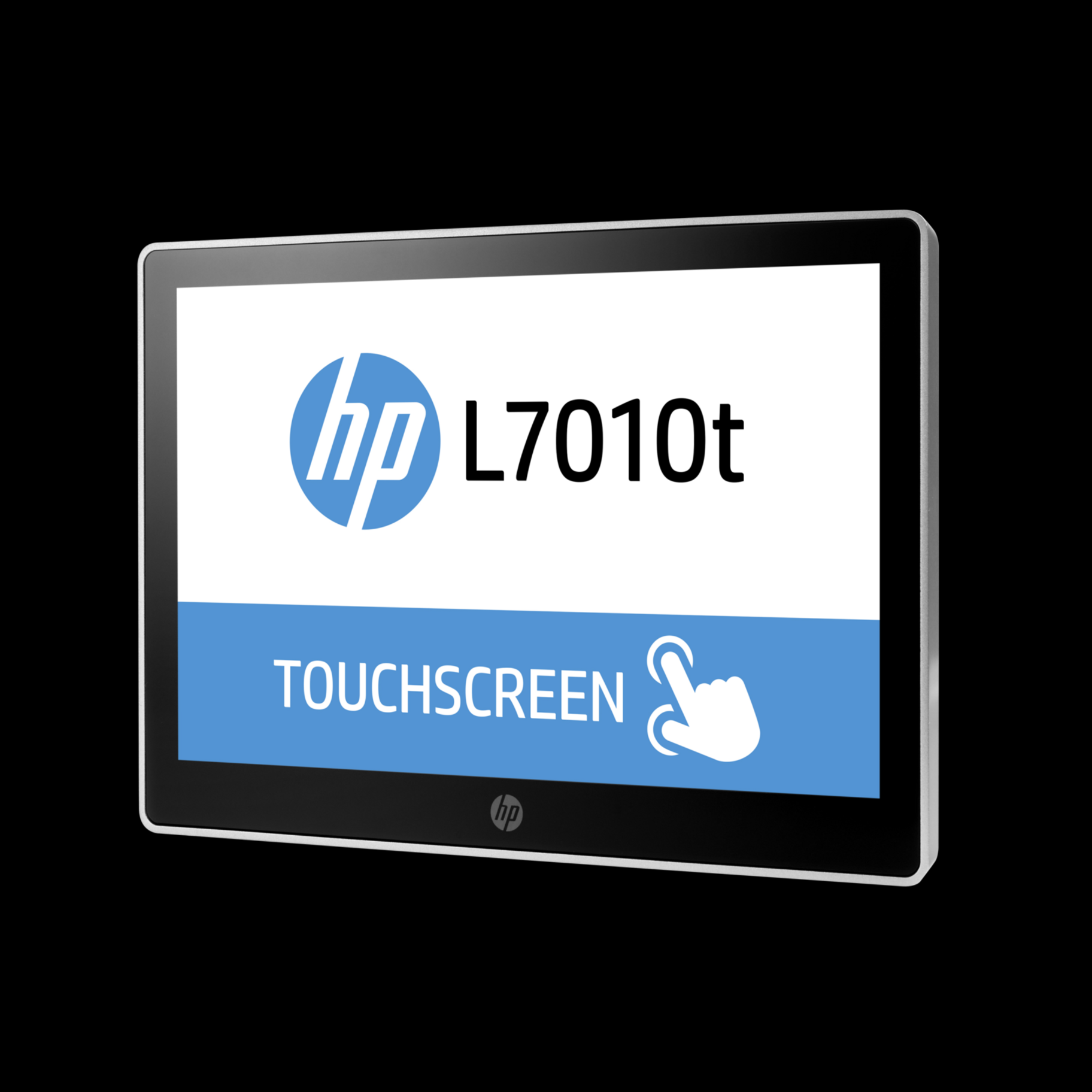 HP L7010t LCD Touchscreen Monitor - 16:9 - 30 ms - 10.1" Viewable - Projected Capacitive - 1280 x 800 - WXGA - 16.7 Million Colors - 800:1 - 220 Nit - LED Backlight - USB - DisplayPort - Black, Asteroid - 3 Year