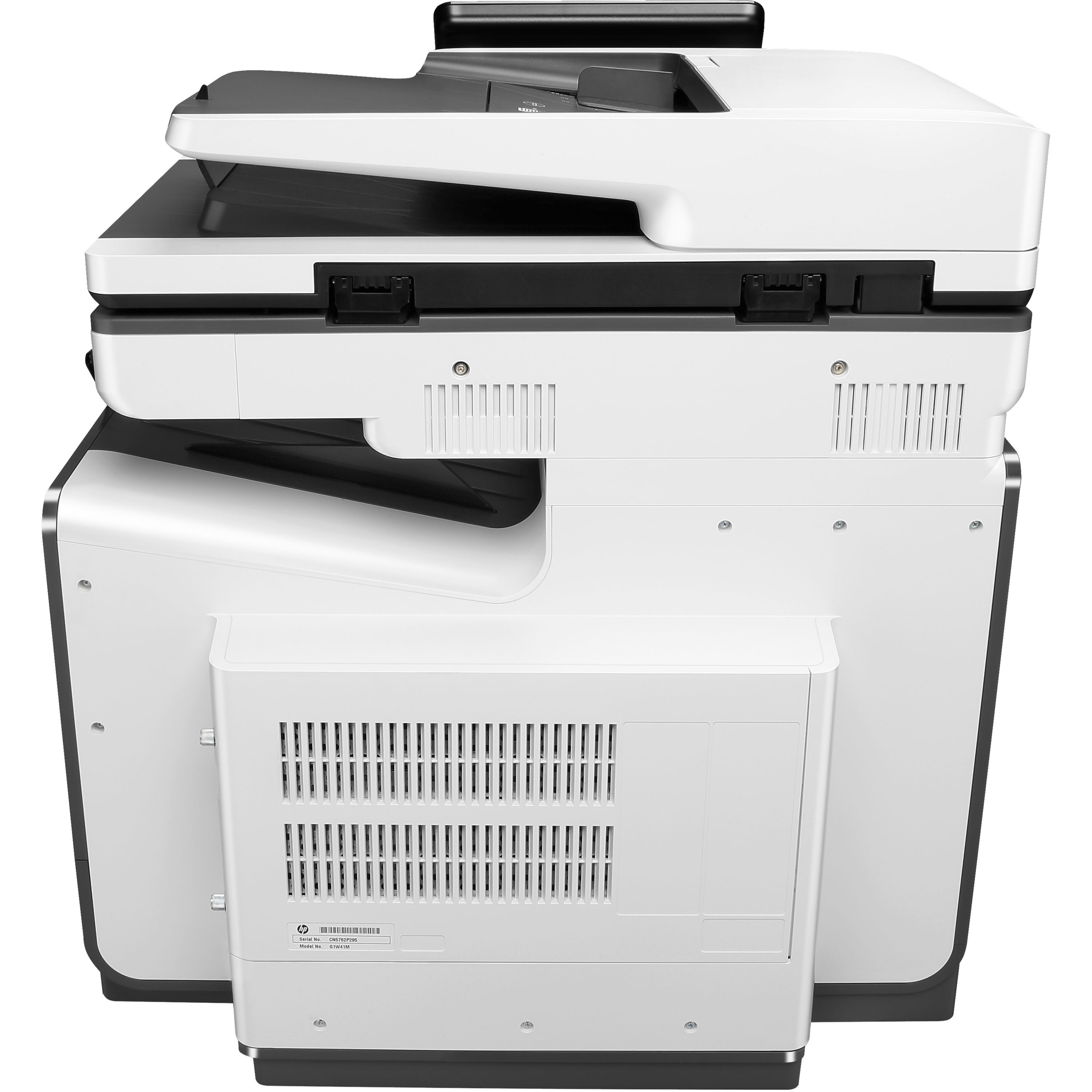 HP PageWide 586 586dn Page Wide Array Multifunction Printer-Color-Copier/Scanner-50 ppm Mono/50 ppm Color Print-2400x1200 Print-Automatic Duplex Print-80000 Pages Monthly-550 sheets Input-Color Scanner-600 Optical Scan-Gigabit Ethernet - Copier/Printer/Scanner - 50 ppm Mono/50 ppm Color Print - 2400 x 1200 dpi Print - Automatic Duplex Print - Up to 80000 Pages Monthly - 550 sheets Input - Color Scanner - 600 dpi Optical Scan - Gigabit Ethernet - USB - For Plain Paper Print — rearmaximum