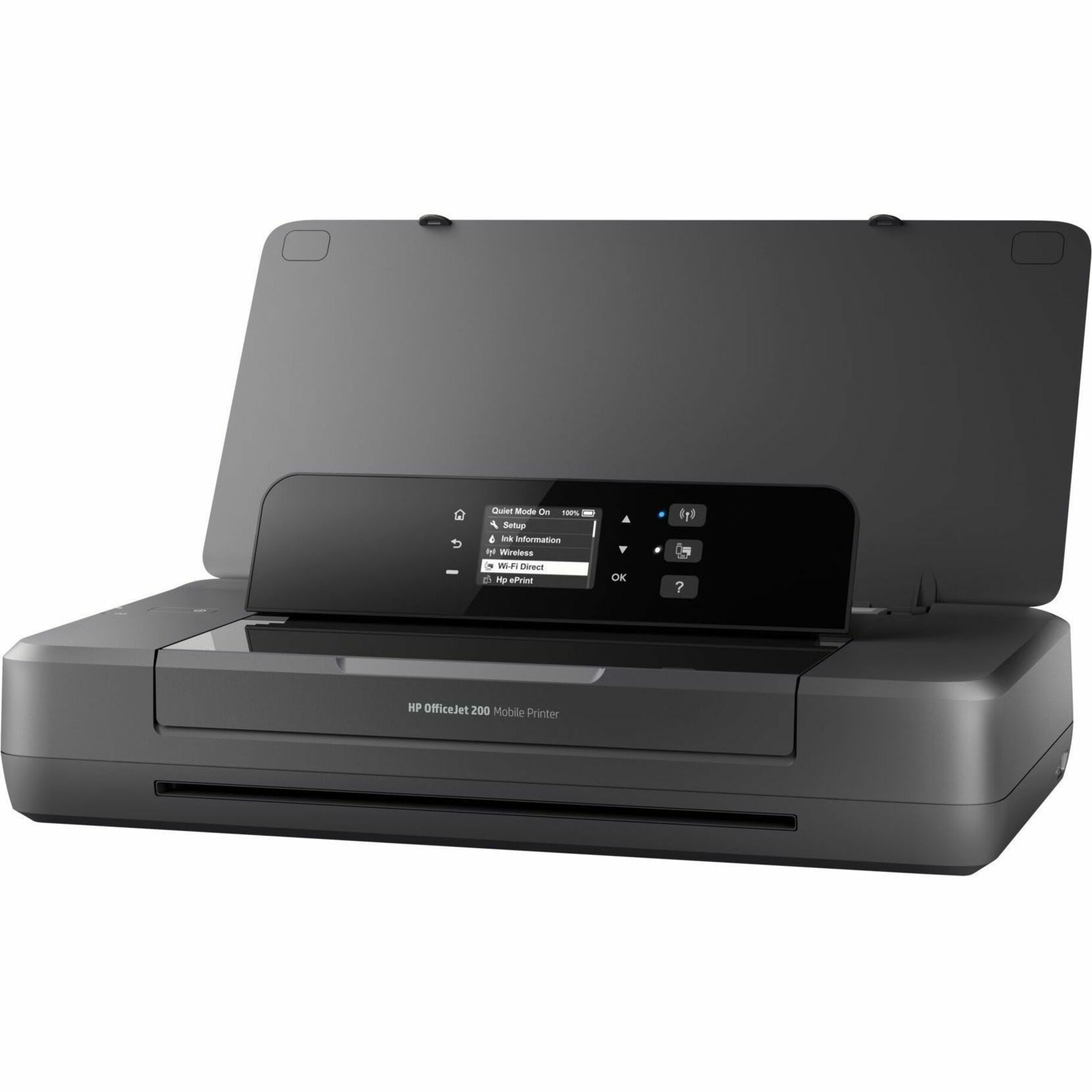 HP Officejet 200 Portable Inkjet Printer - Color - 20 ppm Mono / 19 ppm Color - 4800 x 1200 dpi Print - Manual Duplex Print - 50 Sheets Input - Wireless LAN - HP ePrint, Wi-Fi Direct - 500 Pages Duty Cycle - Photo Print - USB — alternate image1