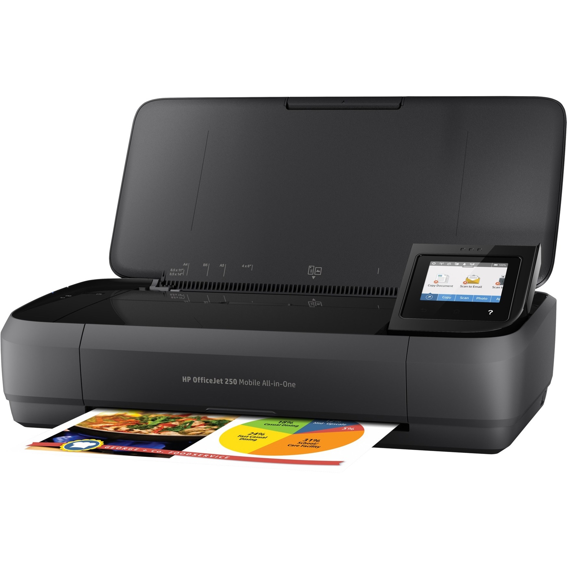 HP Officejet 250 Wireless Inkjet Multifunction Printer-Color-Copier/Scanner-20…