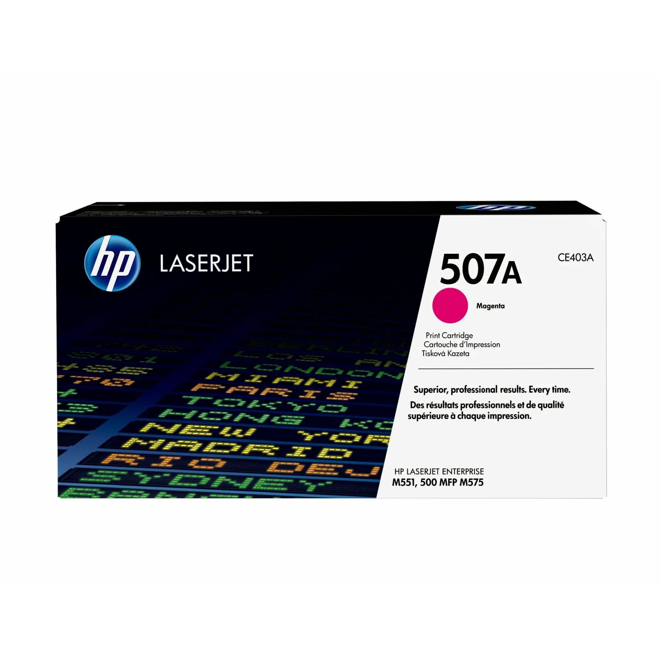 HP 507A Original Laser Toner Cartridge - Single Pack - Magenta - 1 Each - 6000 Pages