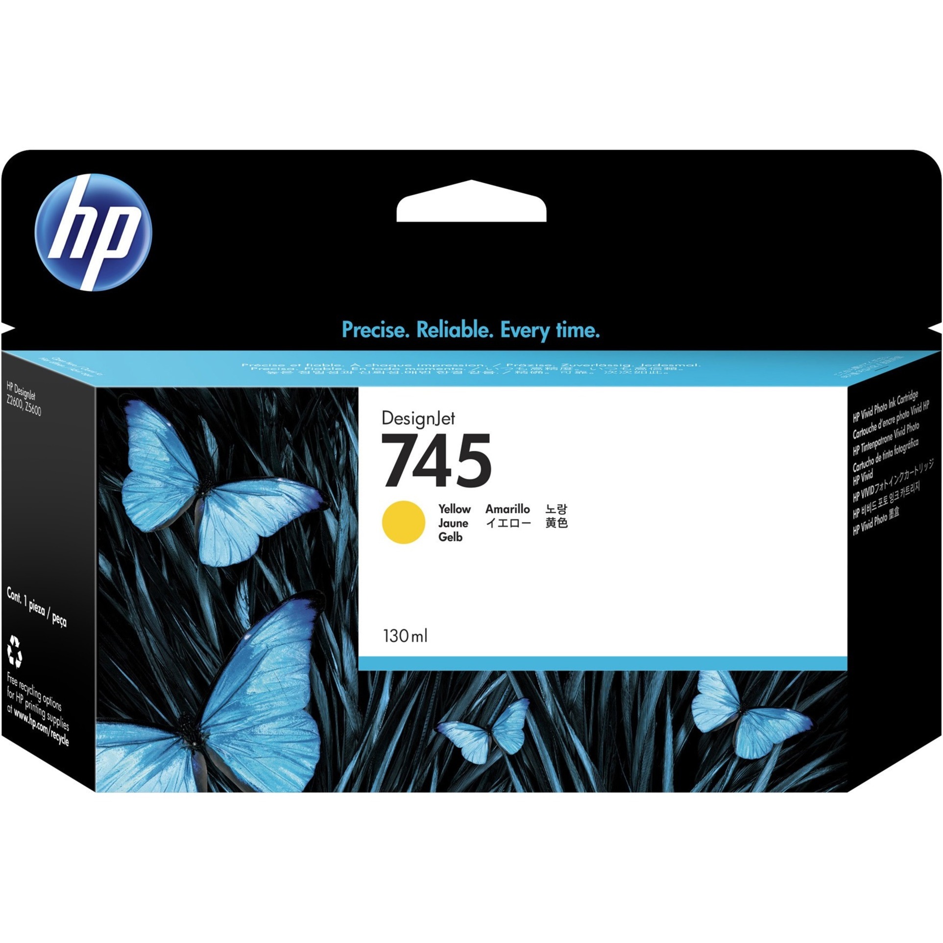HP 745 Original Standard Yield Inkjet Ink Cartridge