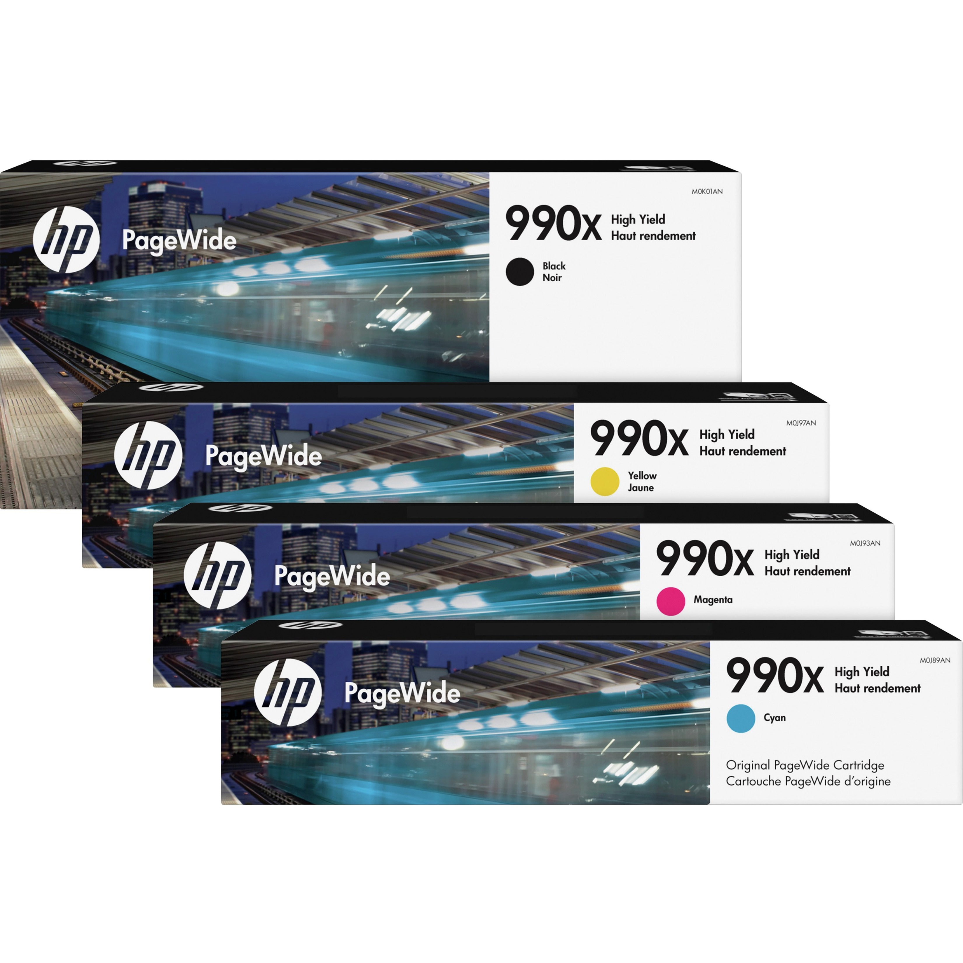 HP 990X (M0K01AN) Original High Yield Inkjet Ink Cartridge - Black - 1 Each - 20000 Pages — collections