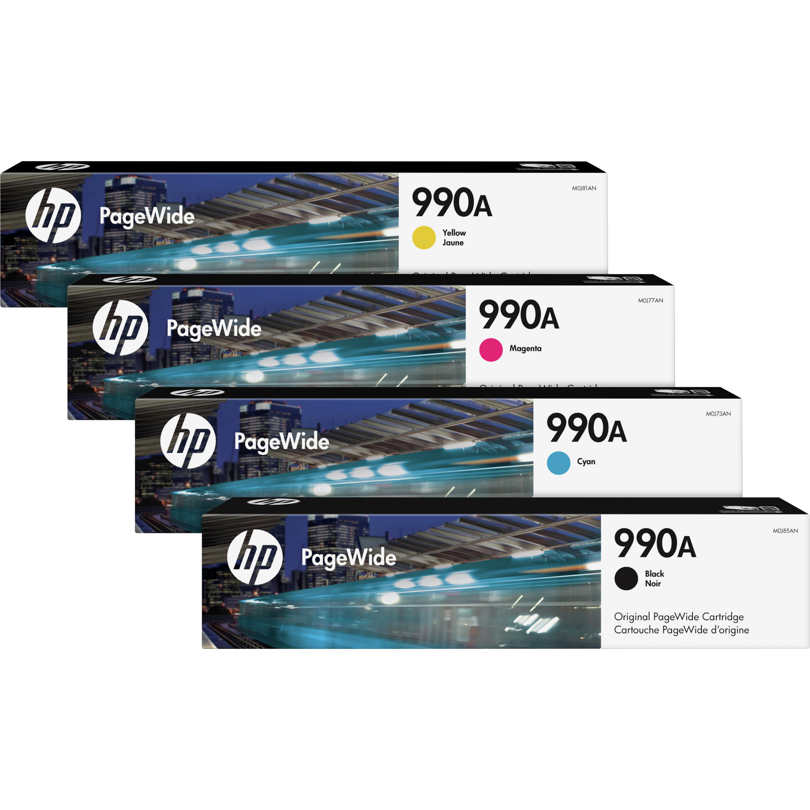 HP 990A (M0J81AN) Original Standard Yield Inkjet Ink Cartridge - Yellow - 1 Each - 10000 Pages — collections