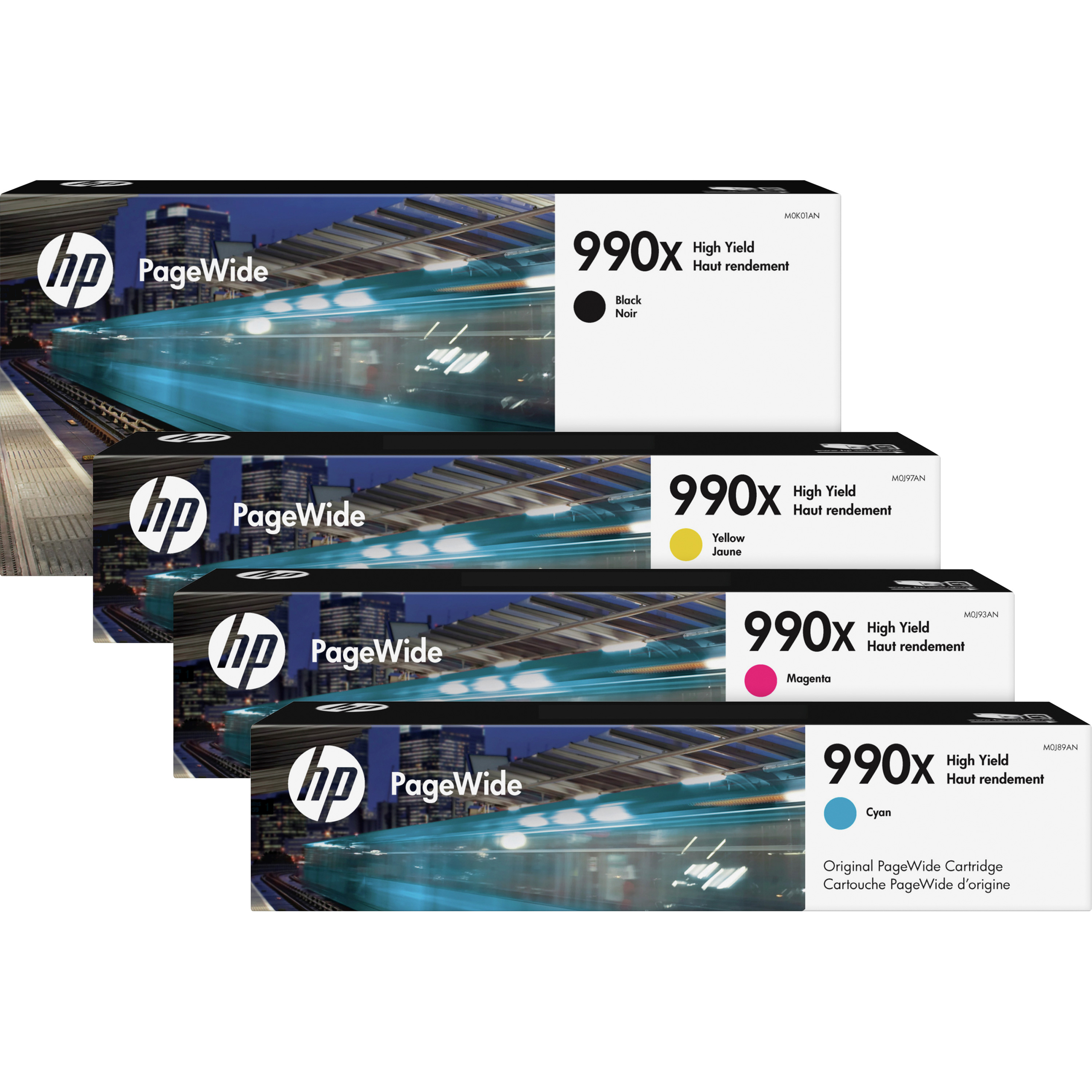 HP 990X (M0J89AN) Ink Cartridge - Cyan - 16000 Pages — collections