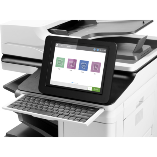 HP LaserJet M682z Laser Multifunction Printer - Color - For Plain Paper Print — alternate image1