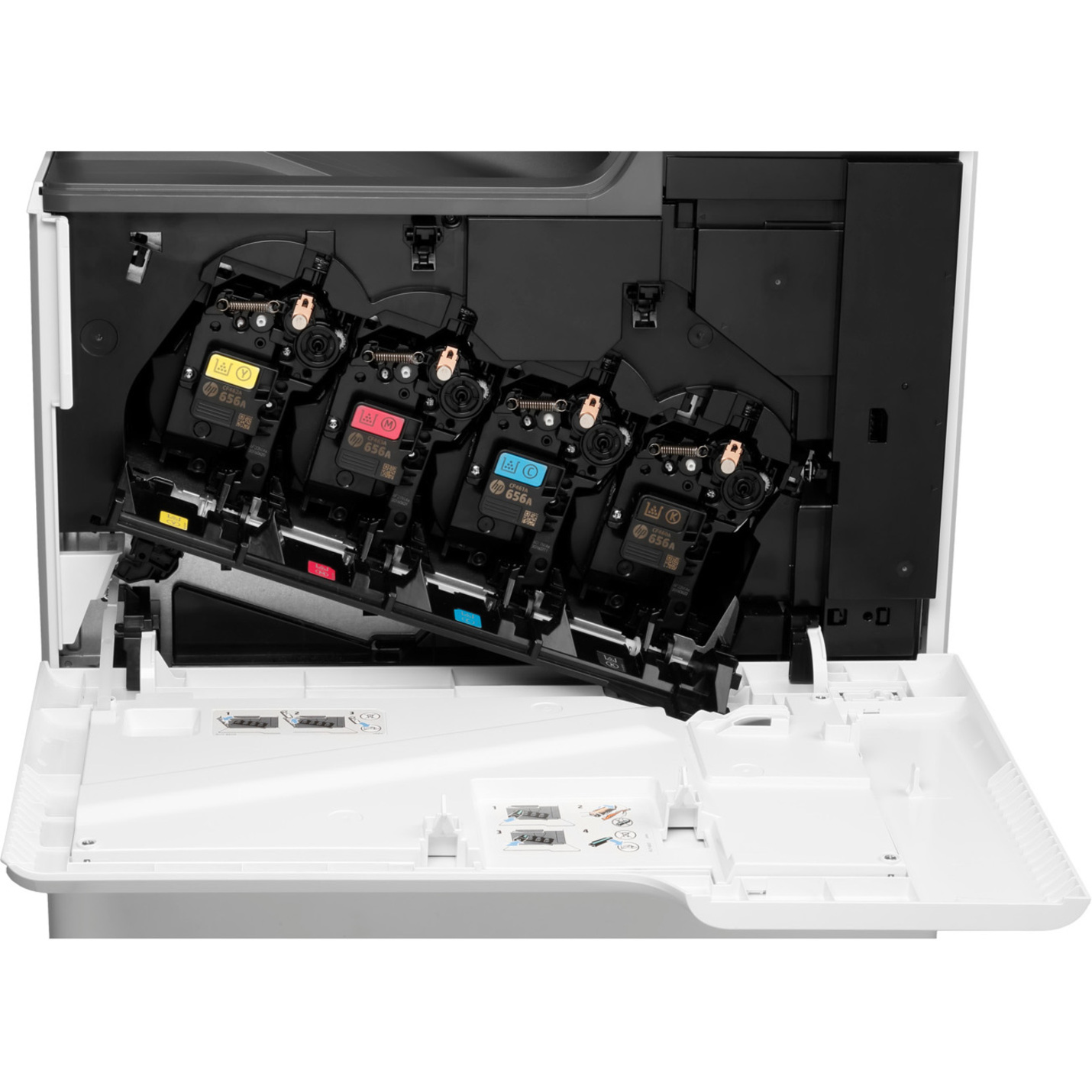 HP LaserJet M681 M681dh Laser Multifunction Printer-Color-Copier/Scanner-50 ppm Mono/50 ppm Color Print-1200x1200 Print-Automatic Duplex Print-100000 Pages Monthly-650 sheets Input-Color Scanner-600 Optical Scan-Gigabit Ethernet - Copier/Printer/Scanner - 50 ppm Mono/50 ppm Color Print - 1200 x 1200 dpi Print - Automatic Duplex Print - Up to 100000 Pages Monthly - 650 sheets Input - Color Scanner - 600 dpi Optical Scan - Gigabit Ethernet - USB - For Plain Paper Print — alternate image1