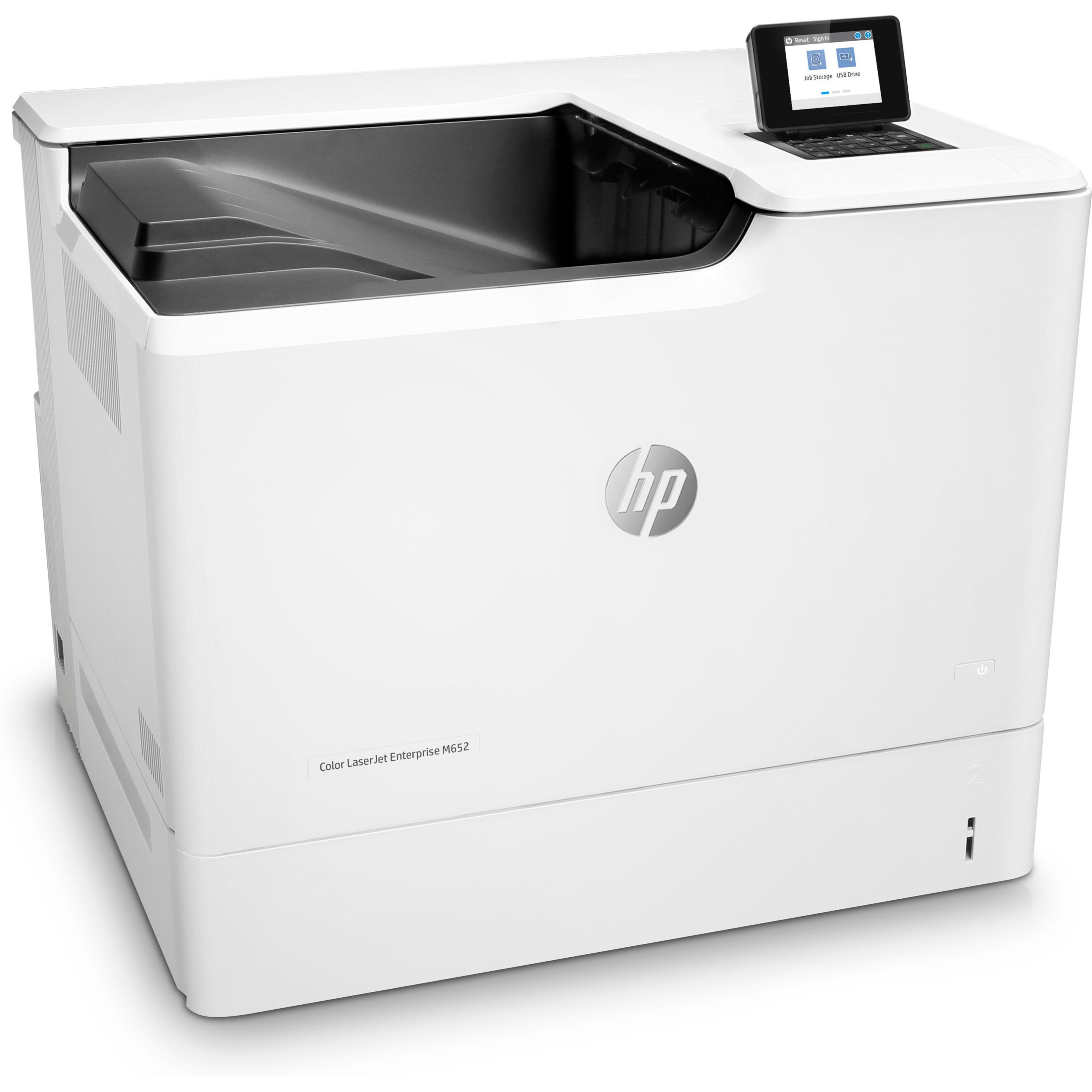 HP LaserJet M652dn Laser Printer - Color - Ethernet - Plain Paper Print — alternate image2