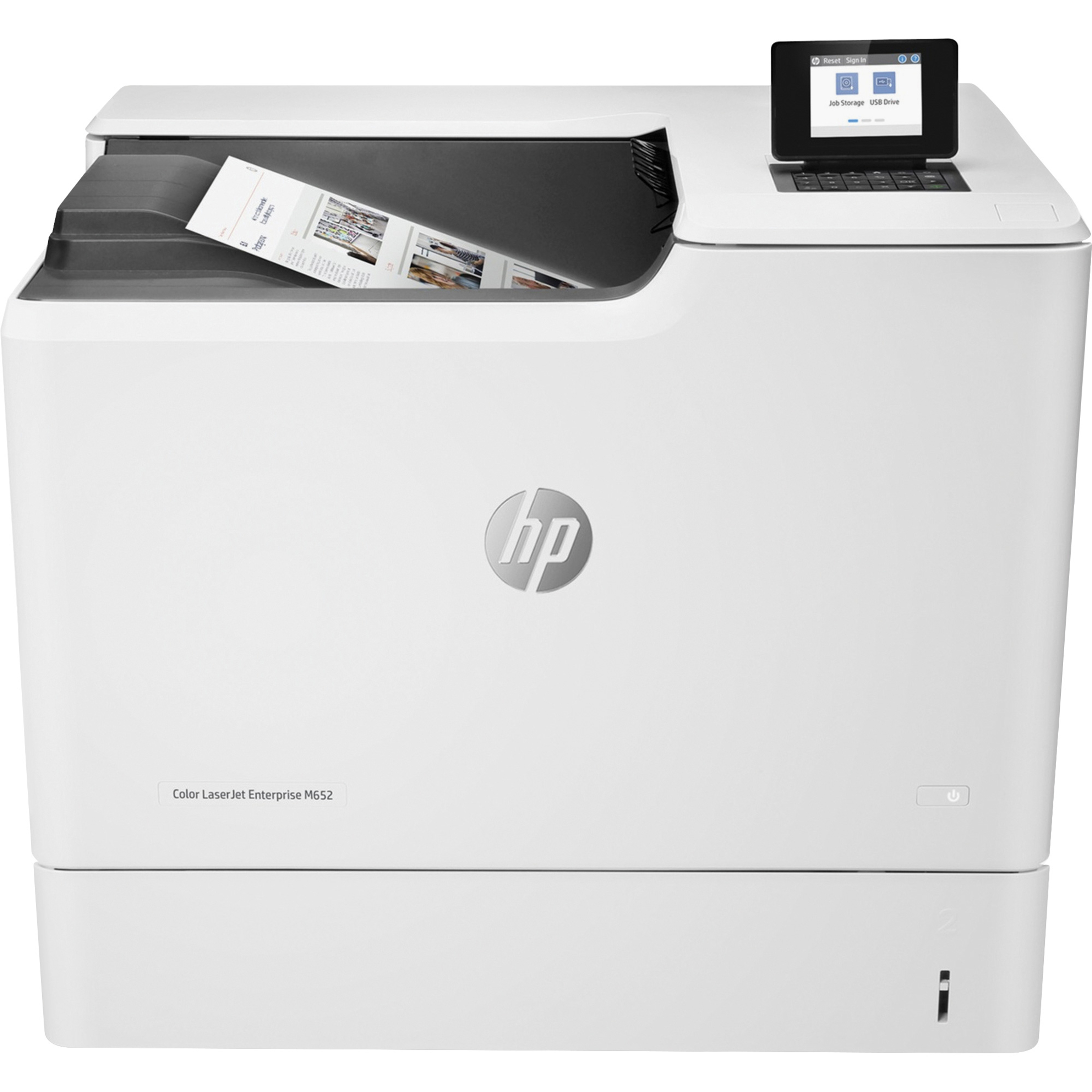 HP LaserJet M652dn Laser Printer - Color - Ethernet - Plain Paper Print