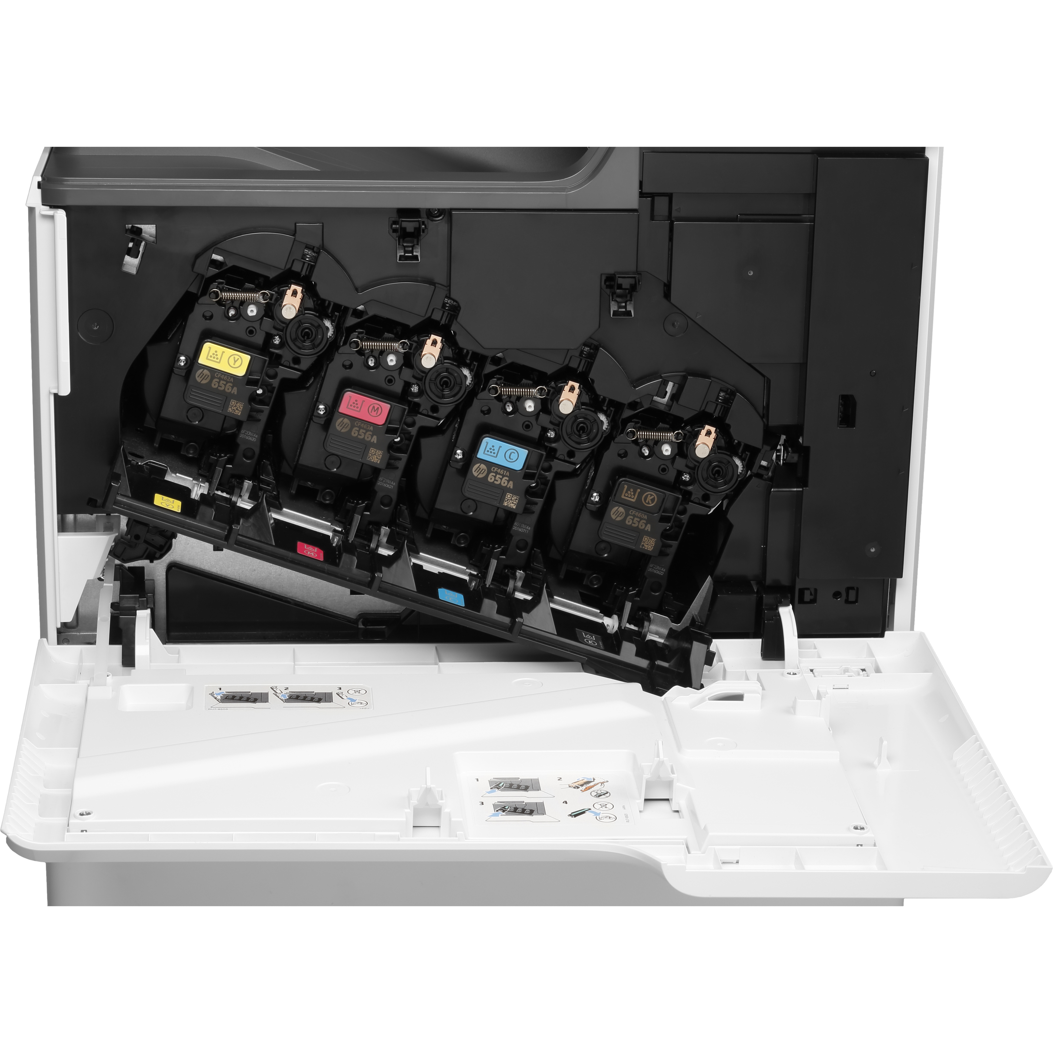 HP LaserJet M653dn Laser Printer - Color - Ethernet - Plain Paper Print — alternate image1