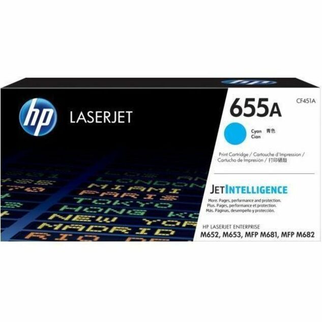 HP 655A (CF451A) Original Laser Toner Cartridge