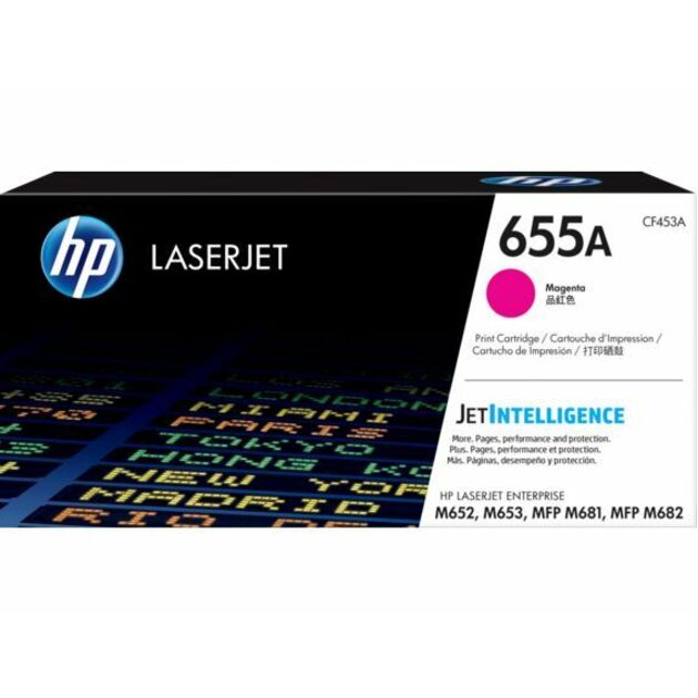 HP 655A (CF453A) Original Laser Toner Cartridge