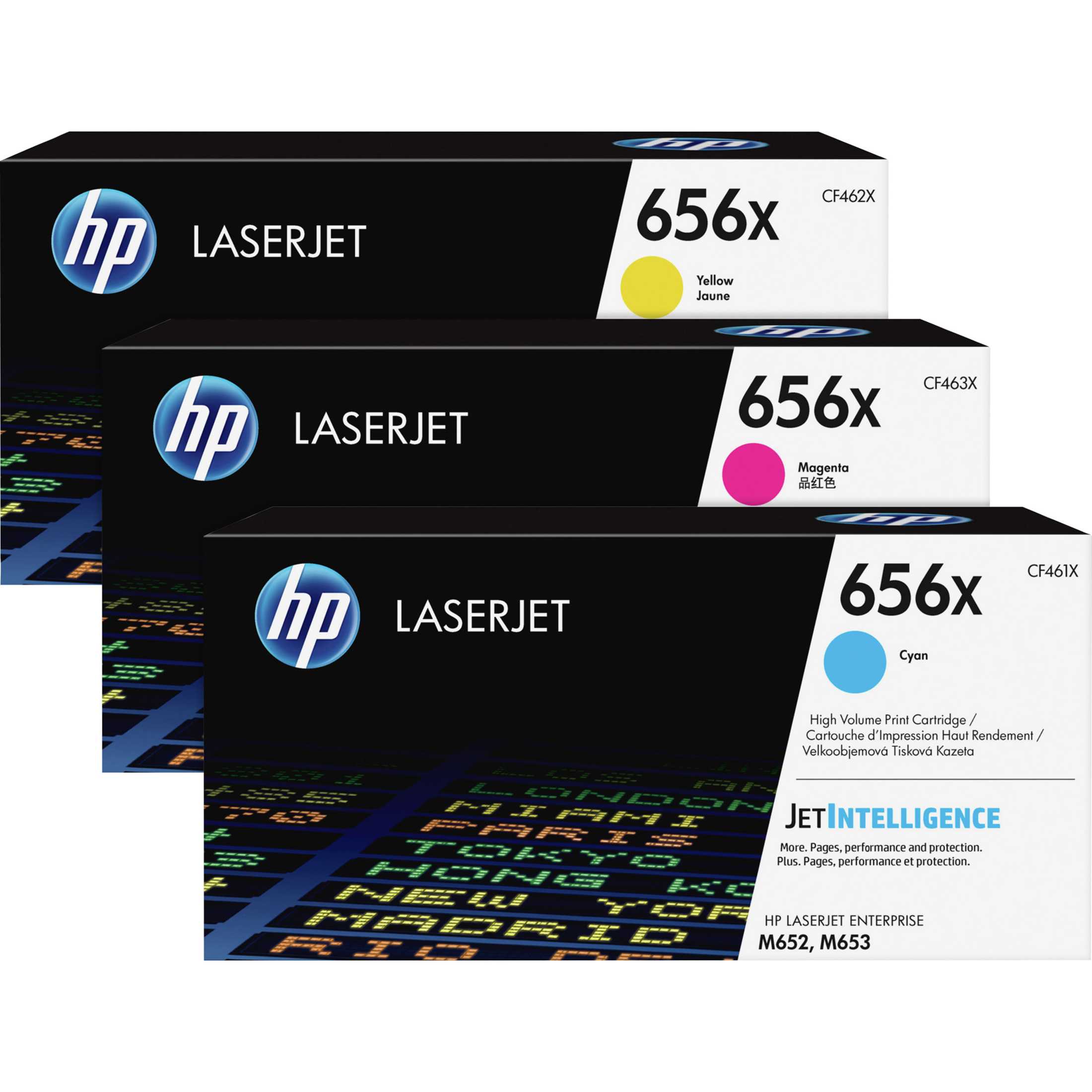 HP 656X (CF461X) Original High Yield Laser Toner Cartridge - Cyan - 1 Each - 22000 Pages — collections