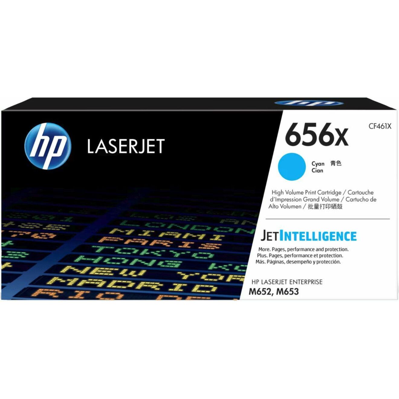 HP 656X (CF461X) Original High Yield Laser Toner Cartridge