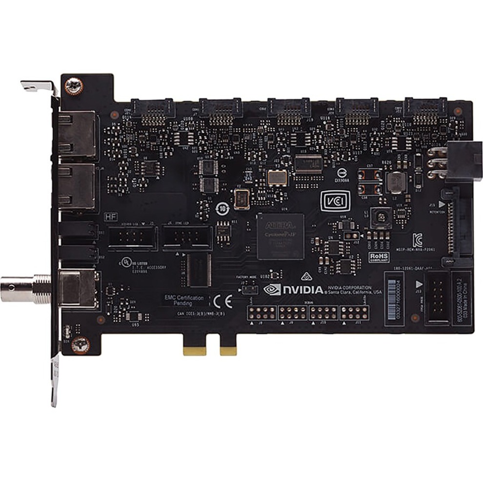 HP NVIDIA Quadro Sync II - Functions: Synchronization - PCI Express - Network (RJ-45) - Linux, PC - Plug-in Card
