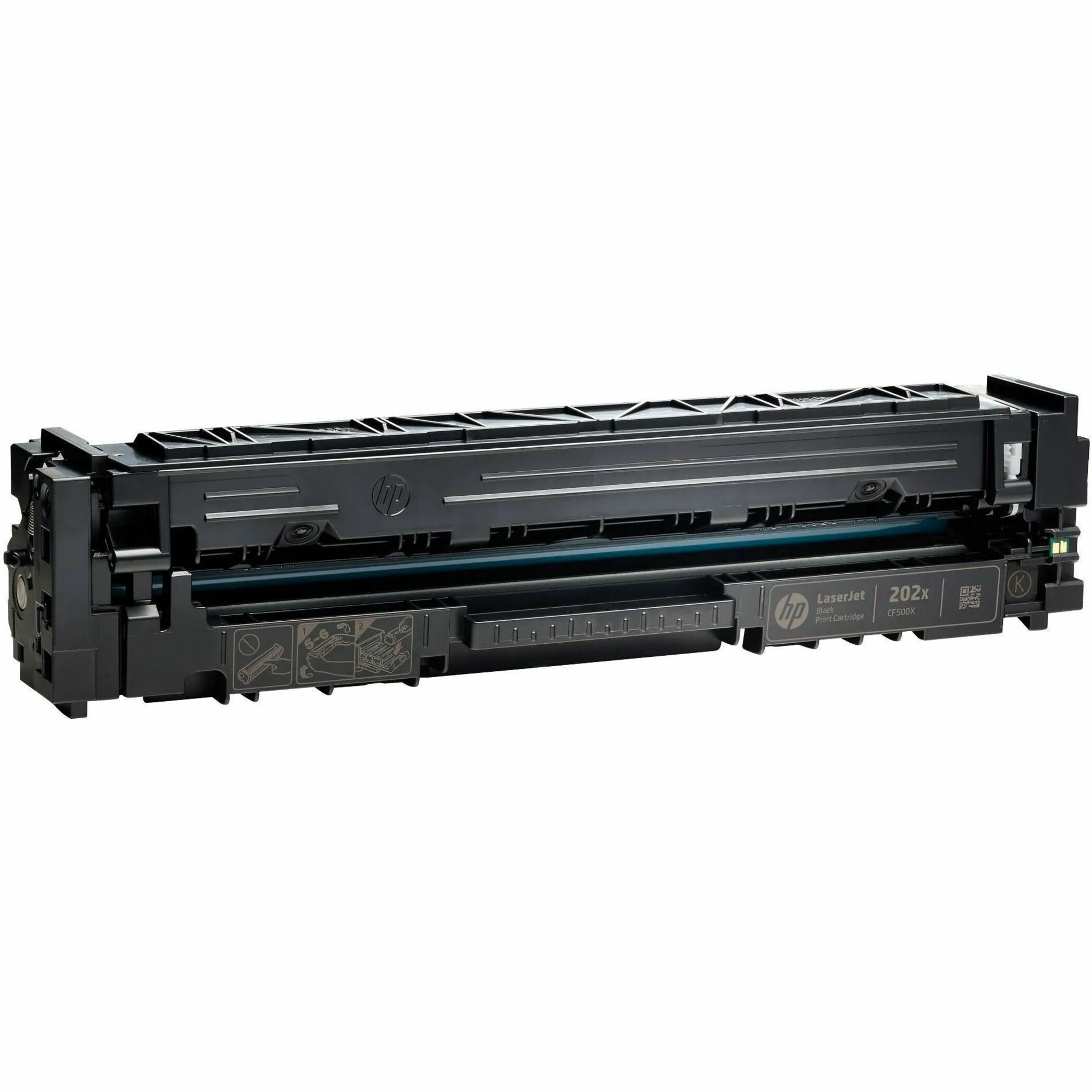 HP 202X (CF500X) Original High Yield Laser Toner Cartridge - Black - 1 Each - 3200 Pages
