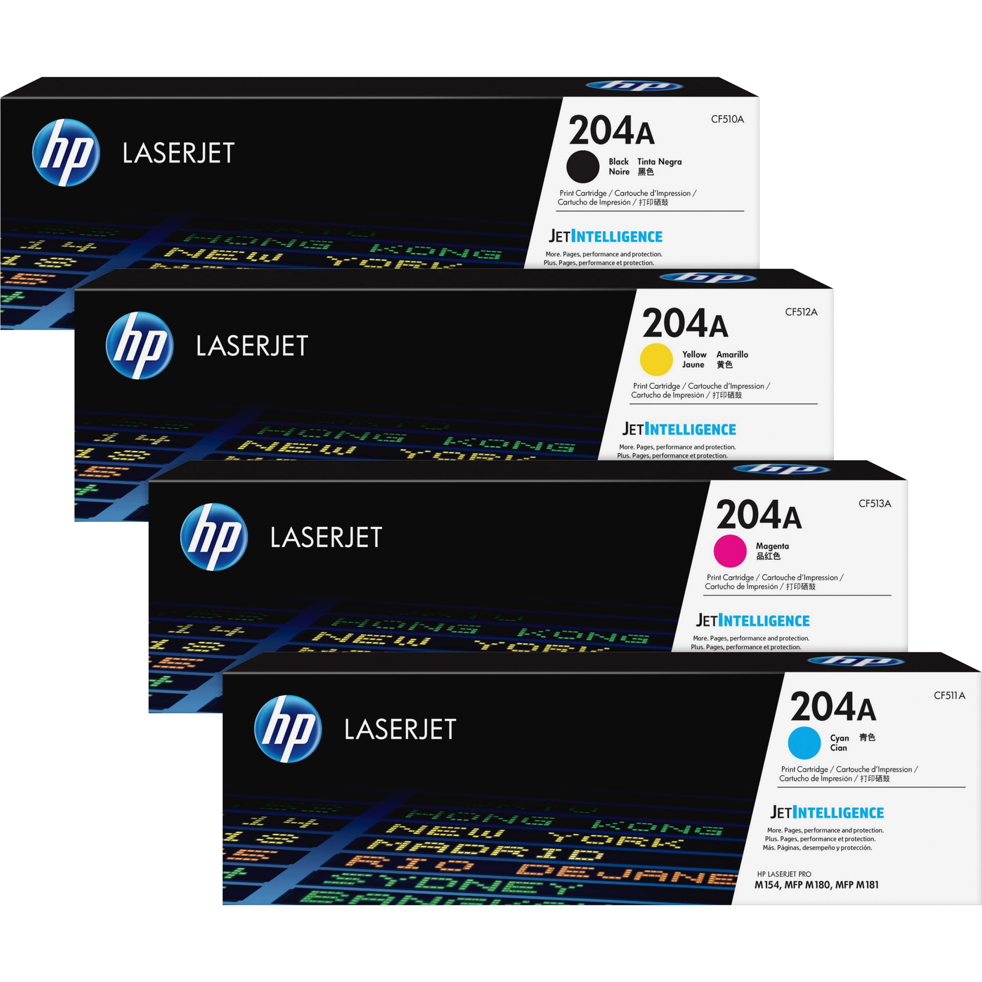 HP 204A (CF510A) Original Standard Yield Laser Toner Cartridge - Black - 1 Each - 1100 Pages — collections