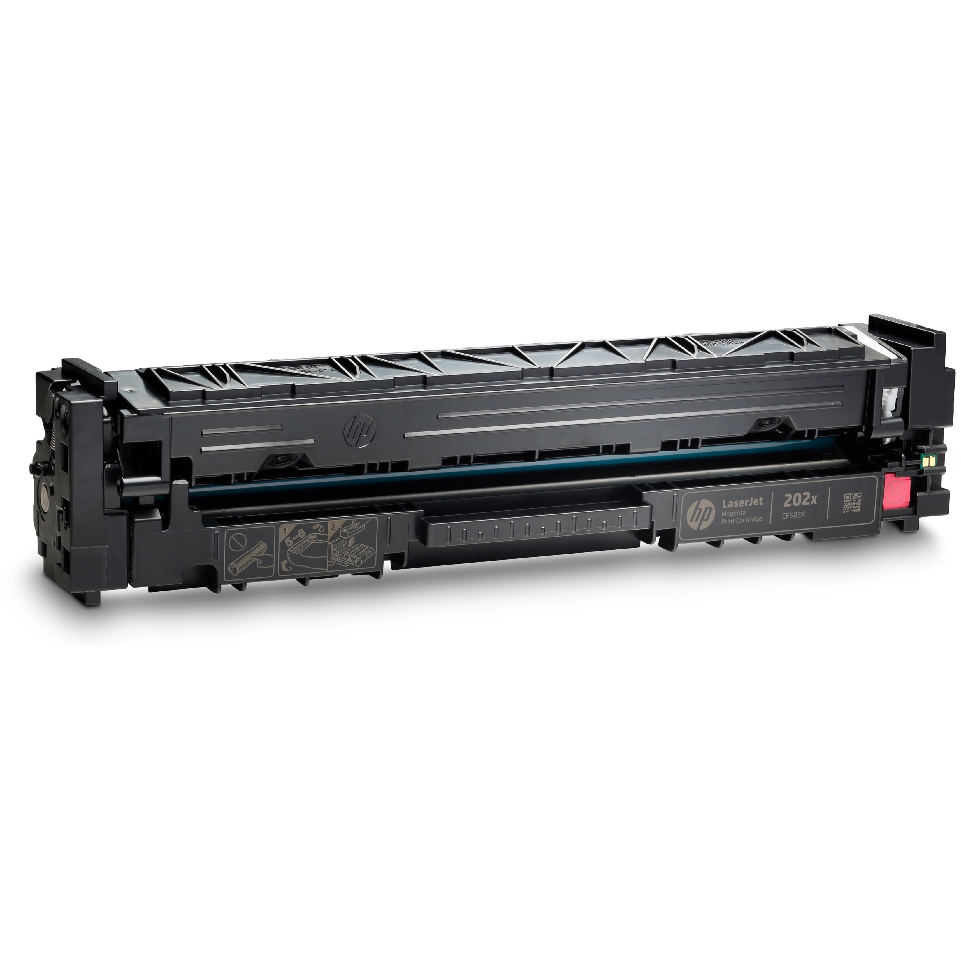 HP 202X (CF503X) Original High Yield Laser Toner Cartridge - Magenta - 1 Each - 2500 Pages — rightmaximum