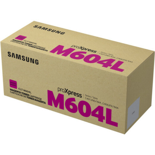 Samsung CLT-M604L Laser Toner Cartridge - Magenta Pack - 10000 Pages