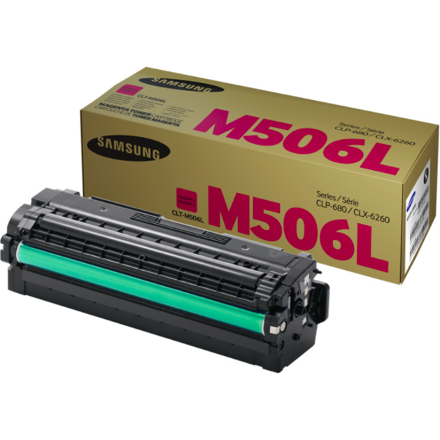 Samsung CLT-M506L (SU309A) Toner Cartridge - Magenta - 3500 Pages — alternate image1