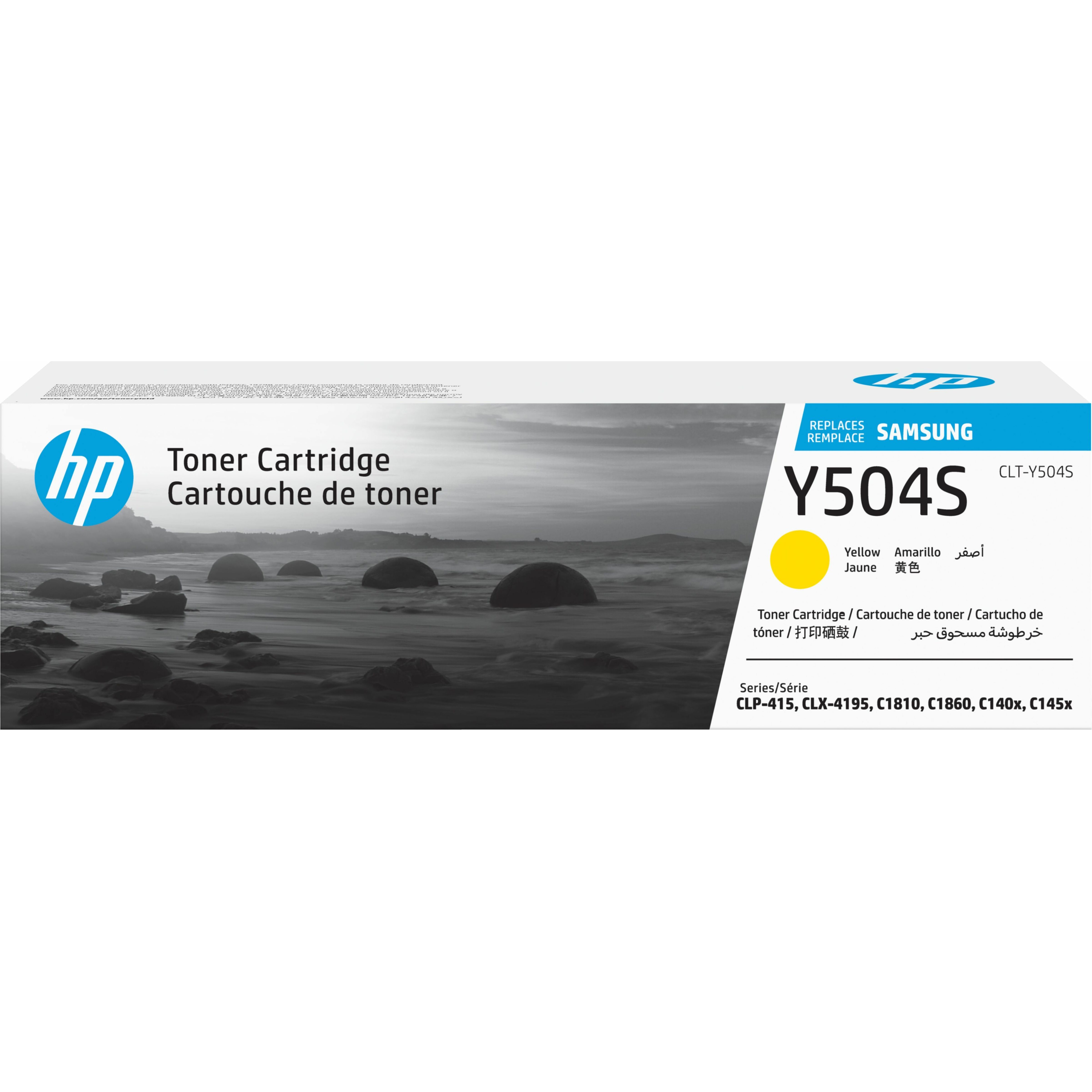 HP CLT-Y504S (SU506A) Laser Toner Cartridge - Yellow - 1 Each - 1800 Pages
