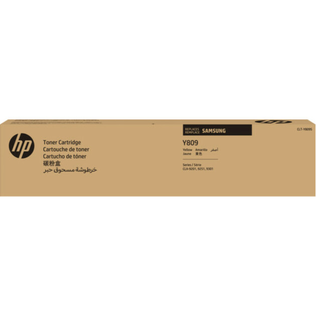 Samsung CLT-Y809S Original Laser Toner Cartridge - Yellow Pack - 15000 Pages