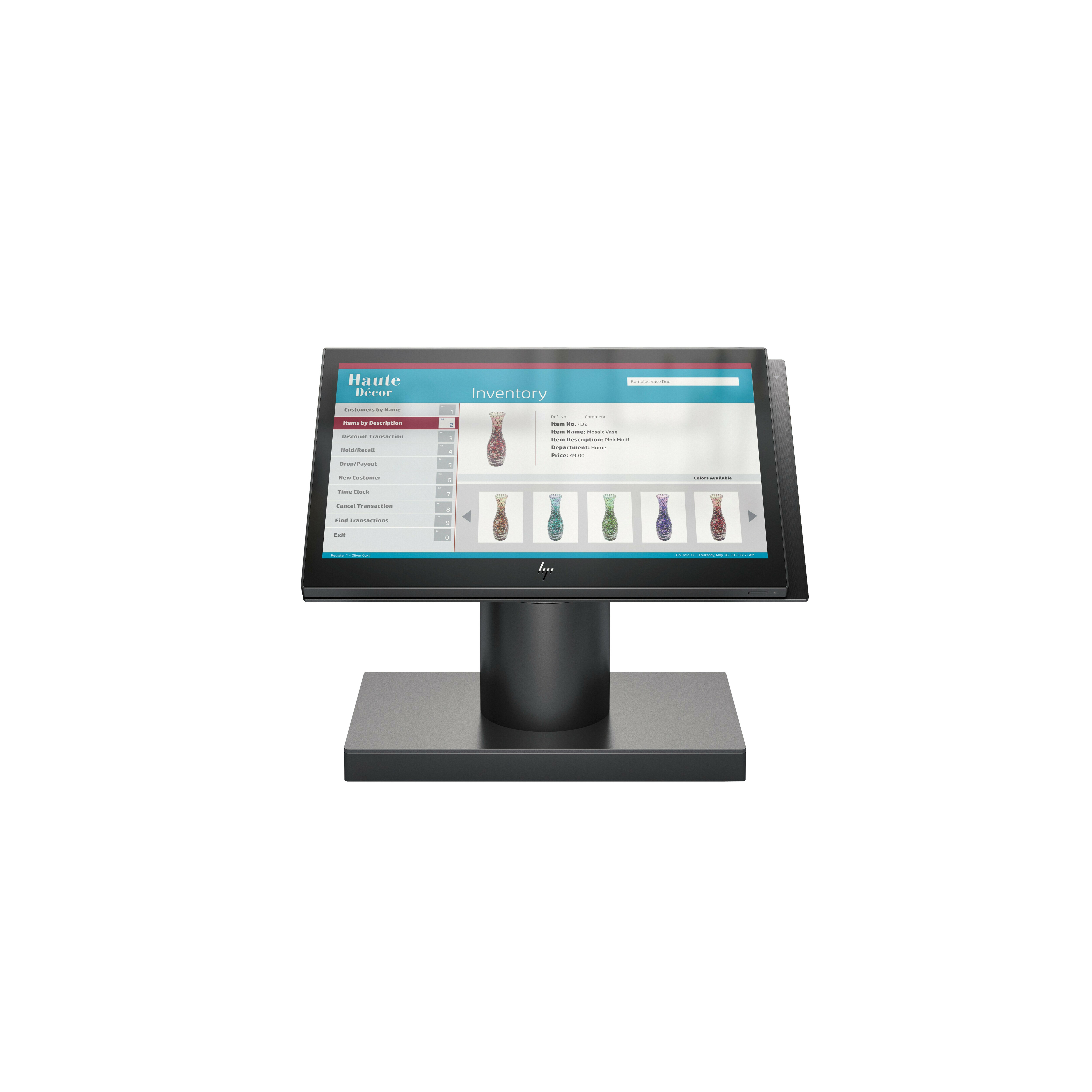 HP Engage One All-in-One System Model 143 - Core i3 2.40 GHz - 8 GB DDR4 SDRAM - 128 GB SSD M.2/SATA - Windows 10 Pro