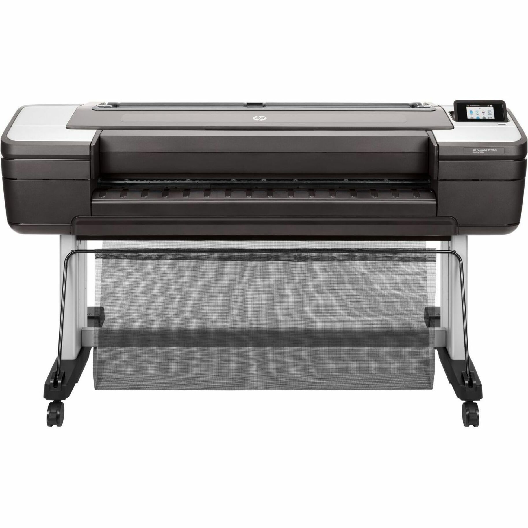 HP Designjet T1700 Inkjet Large Format Printer - 44" Print Width - Color - 6 Color(s) - 26 Second Color Speed - 2400 x 1200 dpi - USB - Ethernet - Roll Paper, Cut Sheet, Bond Paper, Coated Paper, Heavyweight Paper, Super Heavyweight Coated, Matte Film, Technical Paper, Tracing Paper, Translucent Bond, Clear Film, ... - Floor Standing Supported — alternate image10