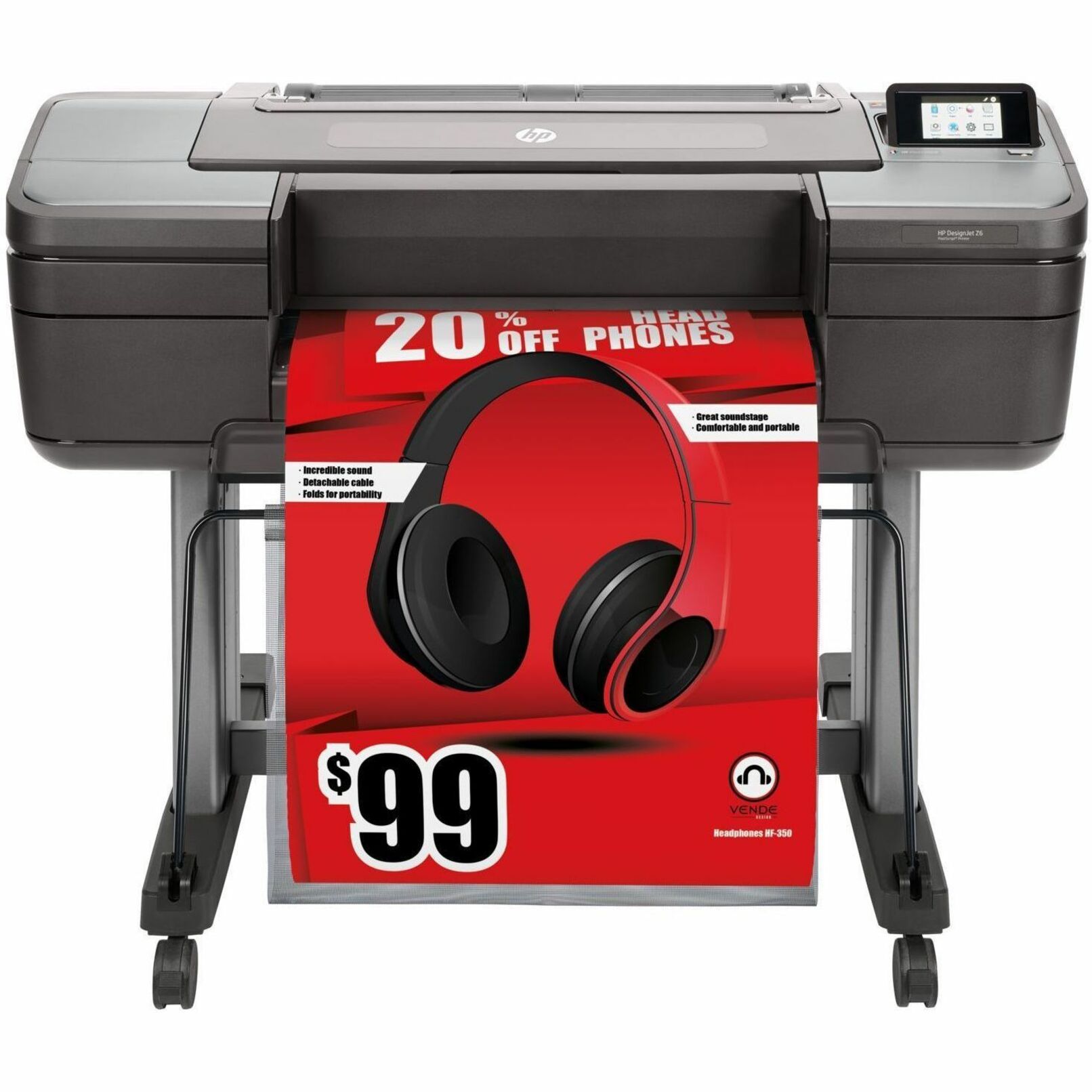HP Designjet Z6 PostScript Inkjet Large Format Printer