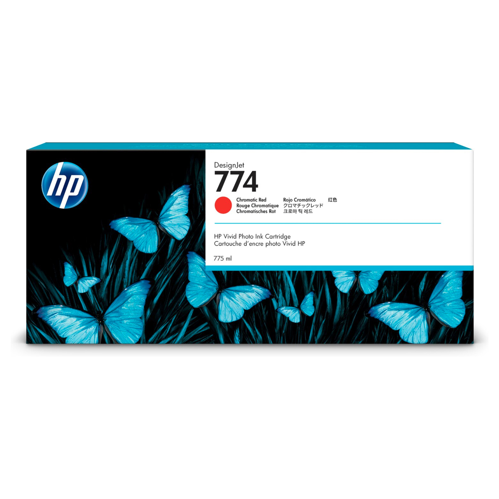 HP 774 Original Inkjet Ink Cartridge - Chromatic Red Pack