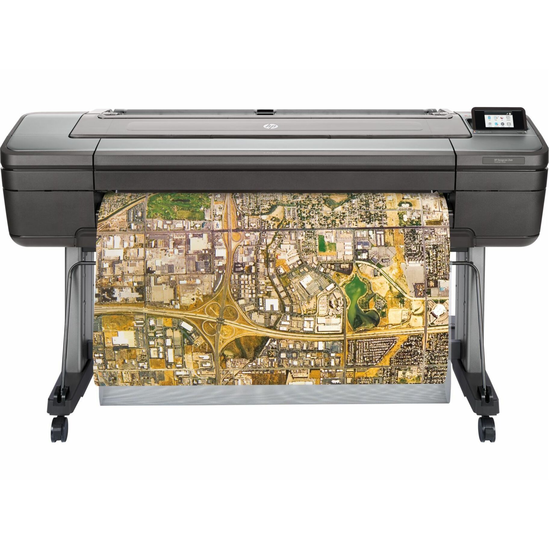 HP DesignJet HD Pro Z6 PostScript Inkjet Large Format Printer - 44" Print Width - Color - 6 Color(s) - 866 ft²/h Color Speed - 2400 x 1200 dpi - USB - Ethernet - Plain Paper, Roll Paper, Cut Sheet - Floor Standing Supported