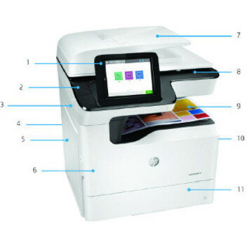 HP 779 779dn Page Wide Array Multifunction Printer-Color-Copier/Scanner-65 ppm Mono/Color Print-2400x1200 Print-Automatic Duplex Print-100000 Pages Monthly-650 sheets Input-Color Scanner-600 Optical Scan-Gigabit Ethernet - Copier/Printer/Scanner - 65 ppm Mono/65 ppm Color Print - 2400 x 1200 dpi Print - Automatic Duplex Print - Up to 100000 Pages Monthly - 650 sheets Input - Color Scanner - 600 dpi Optical Scan - Gigabit Ethernet - USB - For Plain Paper Print — alternate image2