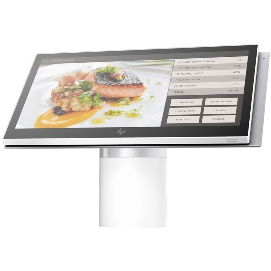 HP ElitePOS 10TW LCD Touchscreen Monitor - 16:10 - 25 ms - 10.1" Viewable - Projected Capacitive - Multi-touch Screen - 1280 x 800 - WXGA - 16.1 Million Colors - 500 Nit - LED Backlight - USB Type-C - Ceramic White - 3 Year