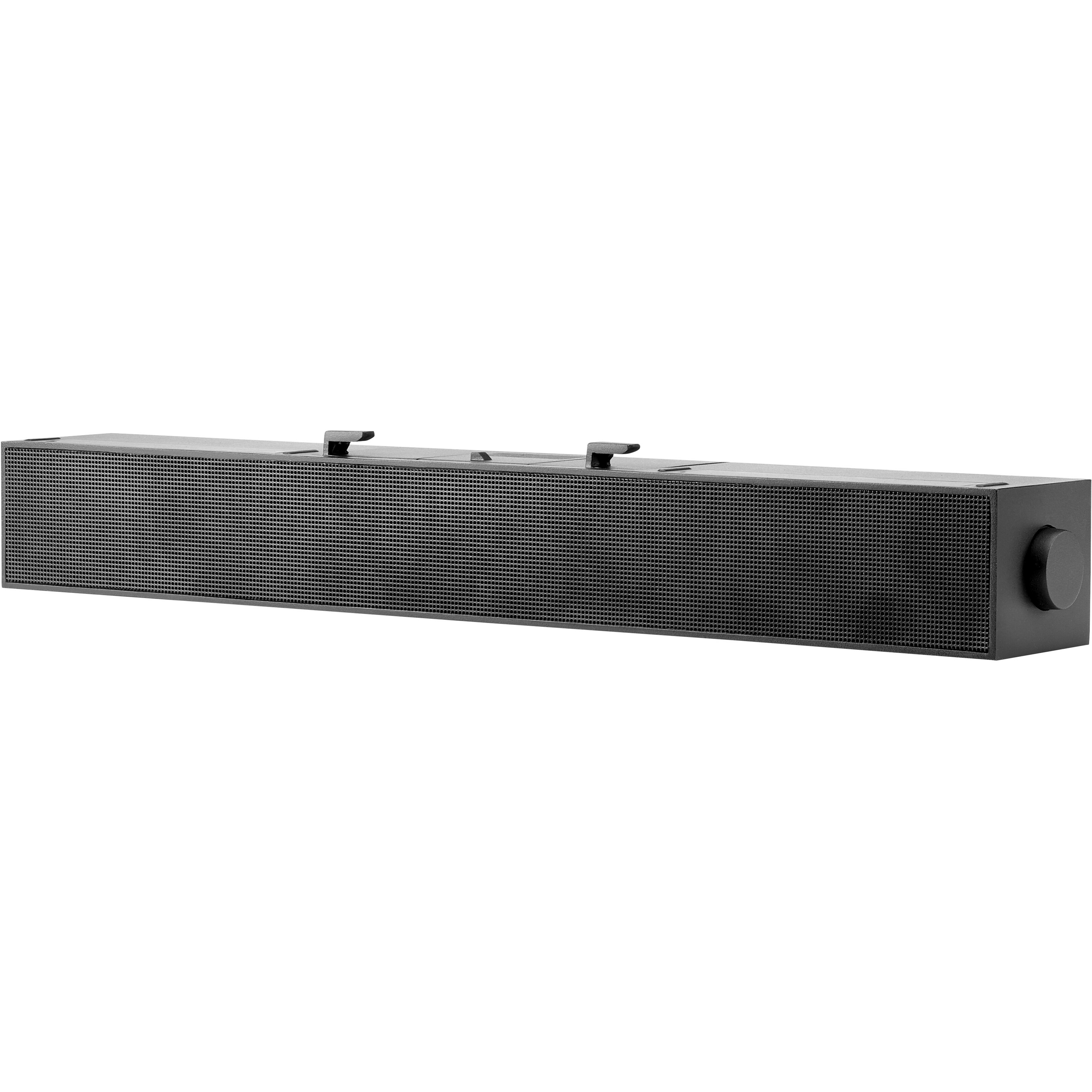 HP S101 Sound Bar Speaker - 2.50 W RMS - Black - 140 Hz to 20 kHz - USB — left