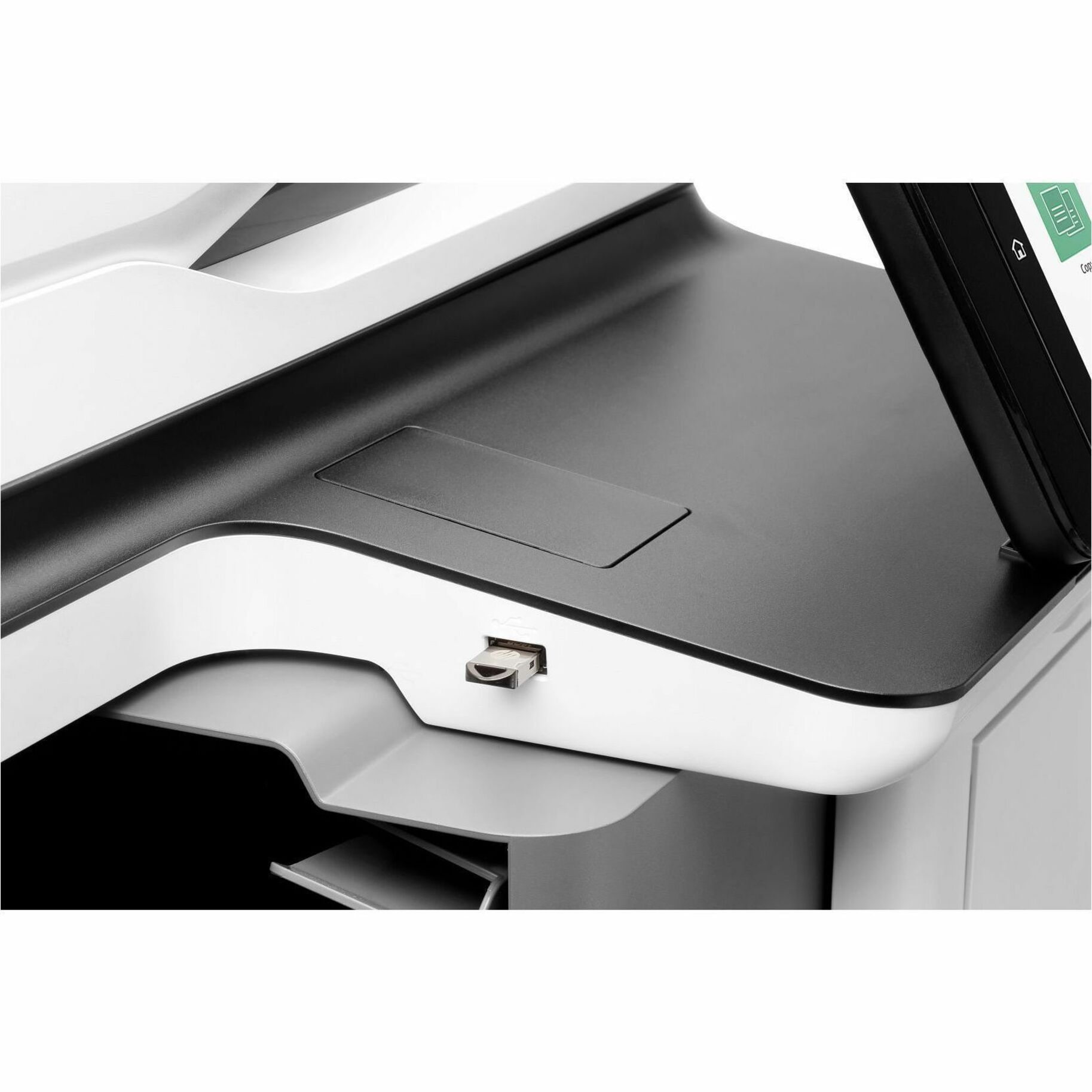 HP LaserJet Managed E62665z Wired Laser Multifunction Printer - Monochrome - Copier/Printer/Scanner - 100 ppm Mono Print - 1200 x 1200 dpi Print - Automatic Duplex Print - Up to 450000 Pages Monthly - Color CIS, ADF, Flatbed Scanner - 600 dpi Optical Scan - Gigabit Ethernet - Microsoft Universal Print, Apple AirPrint, Google Cloud Print, HP ePrint, Mopria, HP Roam, HP Web Jetadmin - USB - For Plain Paper Print — alternate image1