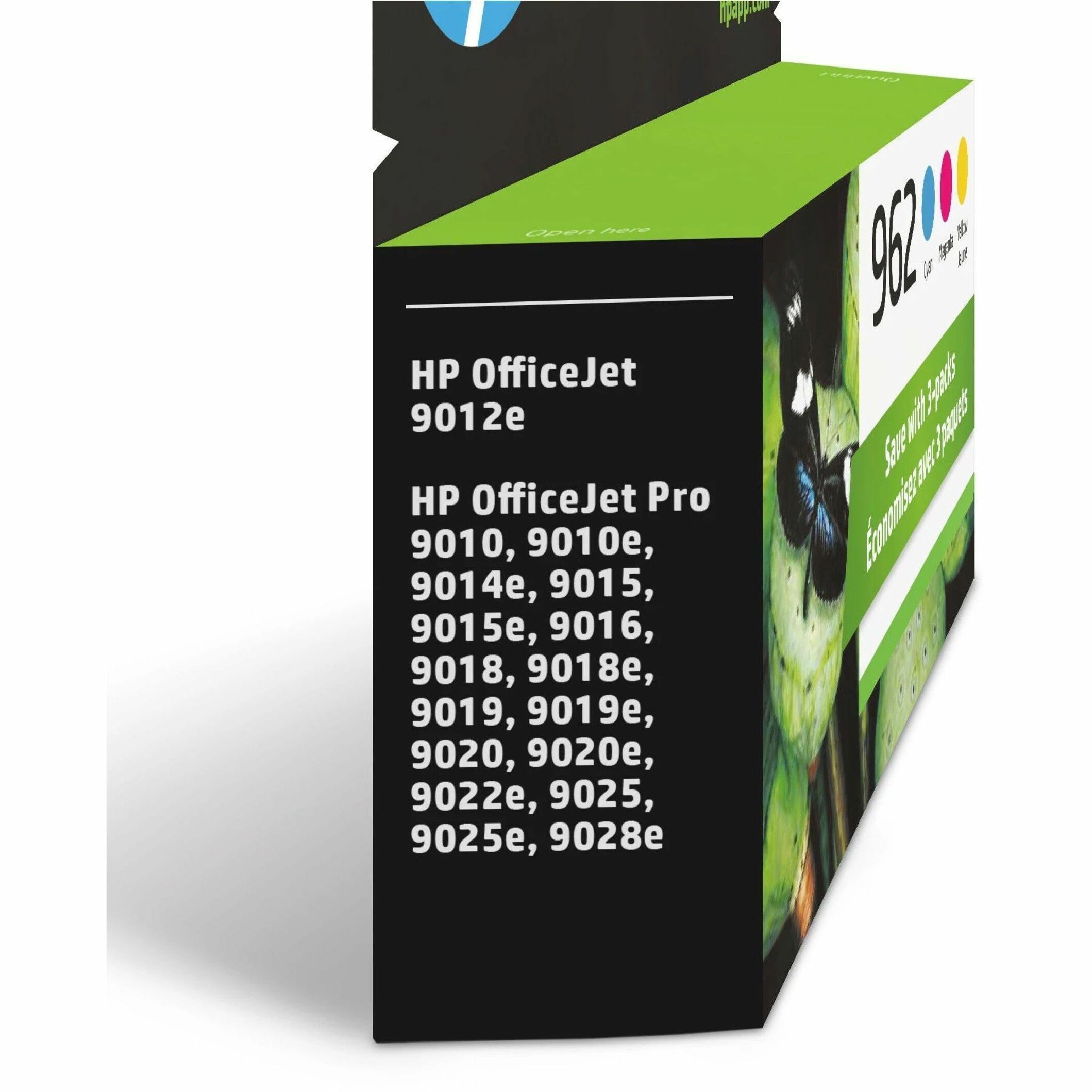 HP 962 Original Inkjet Ink Cartridge - Combo Pack - CMY - 3 Pack — alternate image2