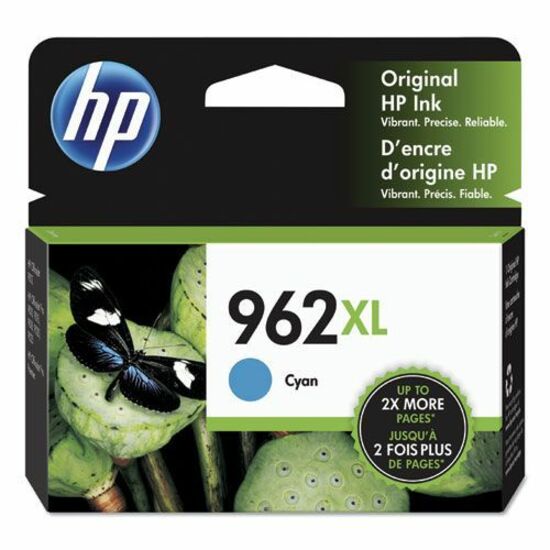 HP 962XL Original High Yield Inkjet Ink Cartridge - Cyan - 1 Each - 1600