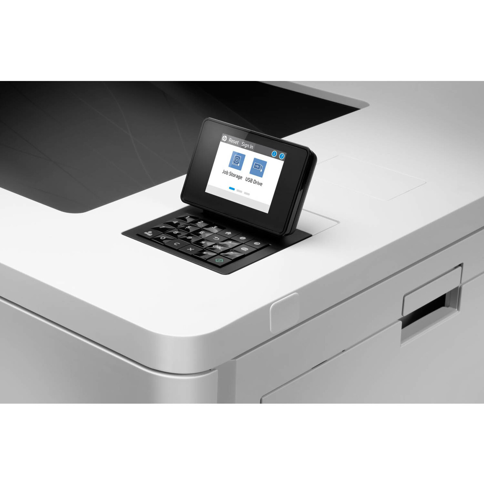HP LaserJet Enterprise M751dn Desktop Laser Printer - Color - 40 ppm Mono / 40 ppm Color - 1200 x 1200 dpi Print - Automatic Duplex Print - 650 Sheets Input - Ethernet - 150000 Pages Duty Cycle - Plain Paper Print - Gigabit Ethernet - USB — alternate image1