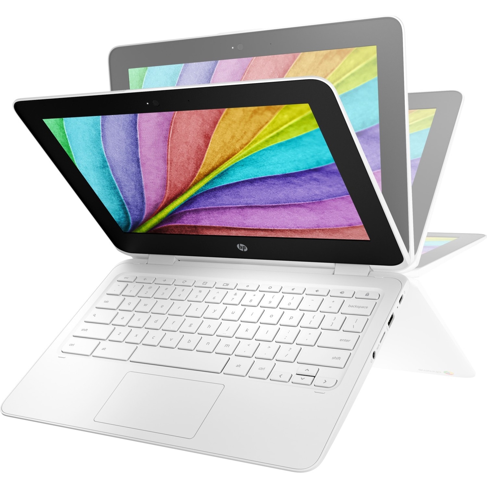 HP Chromebook x360 11 G2 EE 11.6" Touchscreen Convertible 2 in 1 Chromebook - Intel Celeron N4100 - 8 GB - 64 GB Flash Memory - English Keyboard - 1366 x 768 - ChromeOS - Intel UHD Graphics 600 - In-plane Switching (IPS) Technology, BrightView - 11.50 Hours Battery Run Time