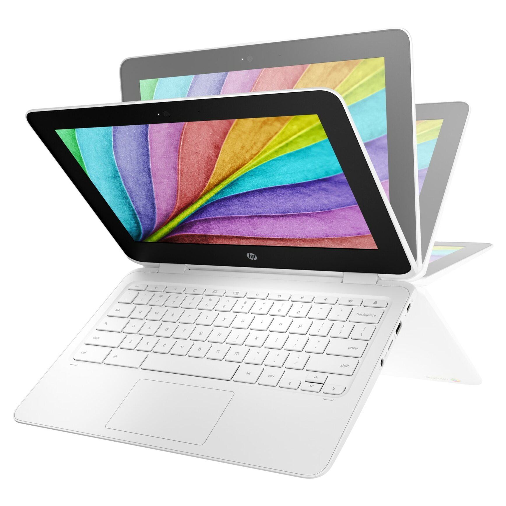 HP Chromebook x360 11 G2 EE 11.6" Touchscreen Convertible 2 in 1 Chromebook - Intel Celeron N4100 - 8 GB - 64 GB Flash Memory - English Keyboard - 1366 x 768 - ChromeOS - Intel UHD Graphics 600 - In-plane Switching (IPS) Technology, BrightView - 11.50 Hours Battery Run Time