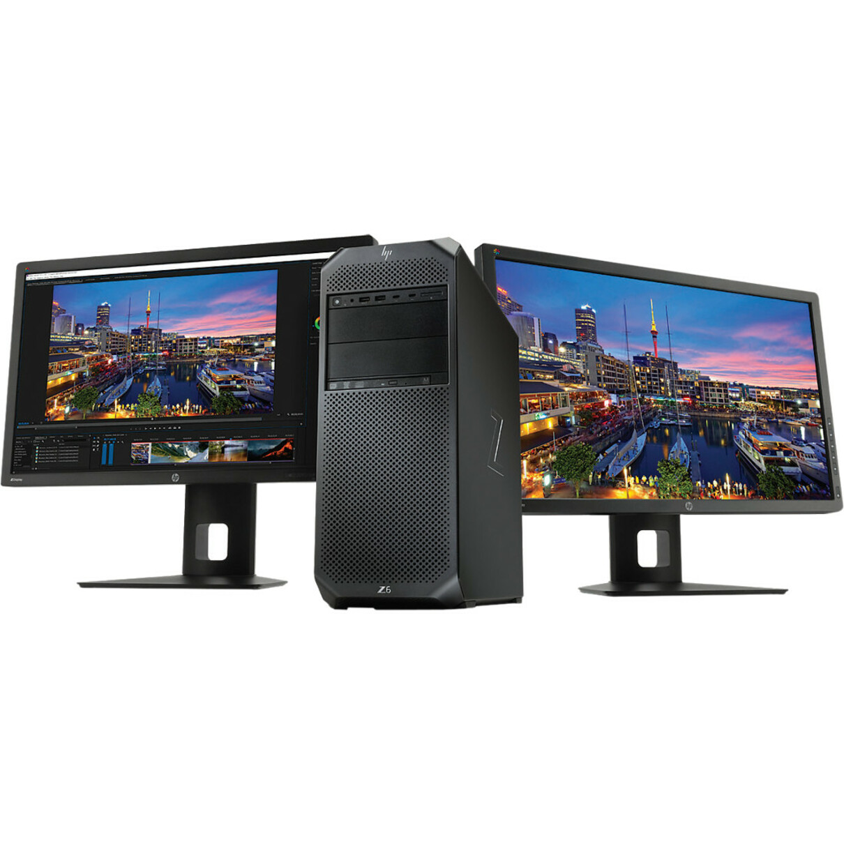HP Z6 G4 Workstation - Xeon Gold 6128 - 16 GB - 256 GB SSD - Mini-tower - Black - Windows 10 Pro 64-bit - Serial ATA/600 Controller - 0, 1, 5, 10 RAID Levels - Gigabit Ethernet — alternate image5
