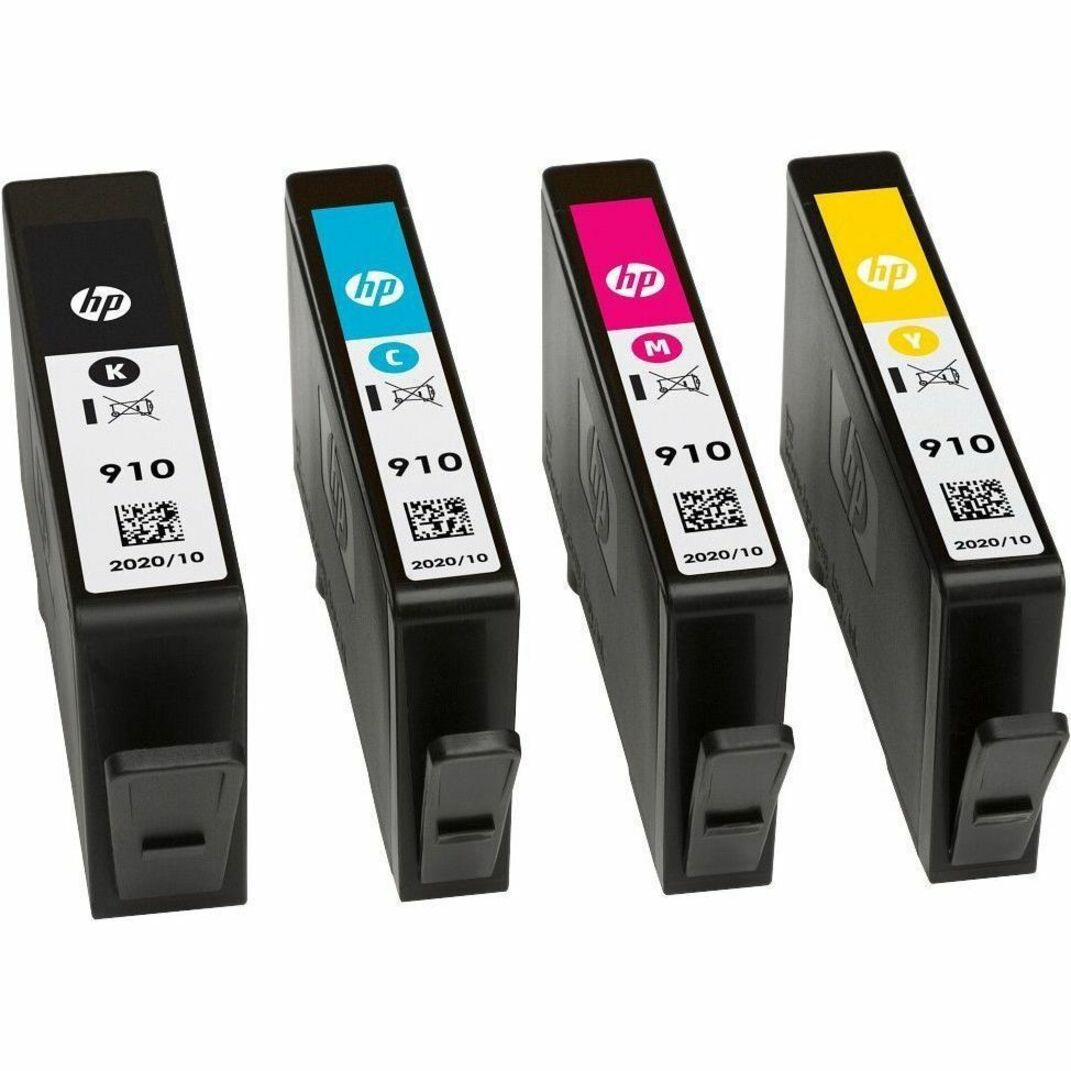 HP 910 Original Standard Yield Inkjet Ink Cartridge - Cyan, Magenta, Yellow - 1 / Each - 315 Pages — alternate image2