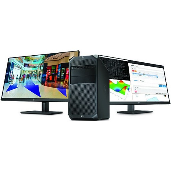 HP Z4 G4 Workstation - 1 Xeon W-2102 - 8 GB - Mini-tower - Black - Linux - Serial ATA/600 Controller - 0, 1, 5, 10 RAID Levels - Intel Optane Memory Ready - Gigabit Ethernet — alternate image4