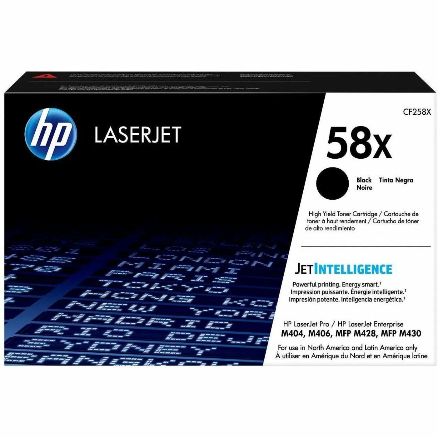 HP 58X (CF258X) Original High Yield Laser Toner Cartridge