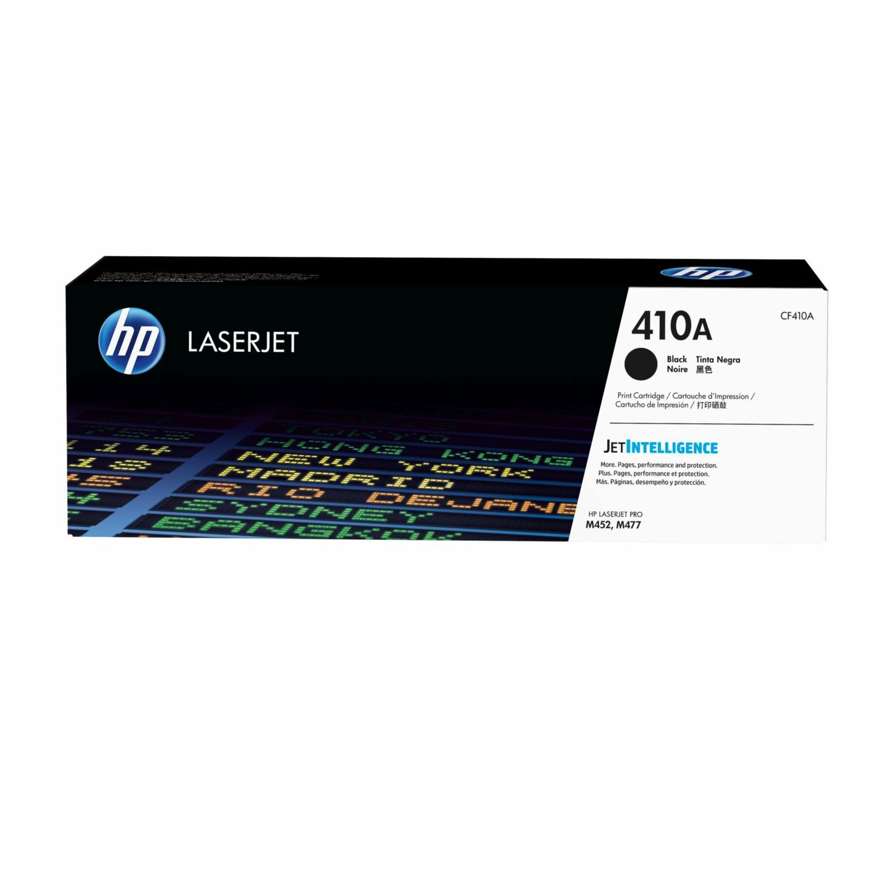 HP 410A (CF410AQ) Original Laser Toner Cartridge - Combo Pack - Black, Cyan, Magenta, Yellow - 4 / Carton - 2300 Black, 2300 Cyan, 2300 Magenta, 2300 Yellow