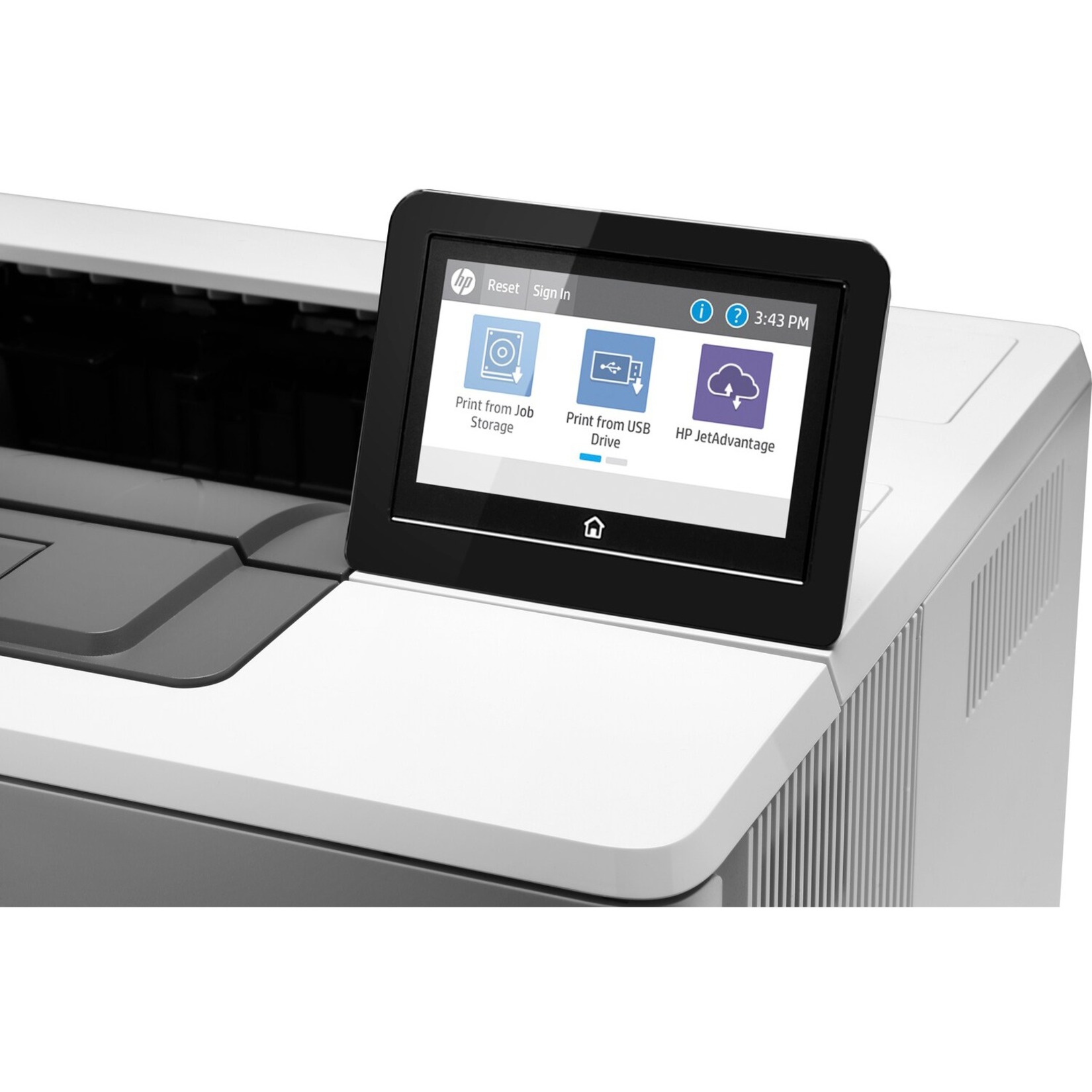 HP LaserJet Enterprise M507 M507dng Desktop Laser Printer - Monochrome - 45 ppm Mono - 1200 x 1200 dpi Print - Automatic Duplex Print - 650 Sheets Input - Ethernet - 150000 Pages Duty Cycle - Plain Paper Print - Gigabit Ethernet - USB — alternate image1